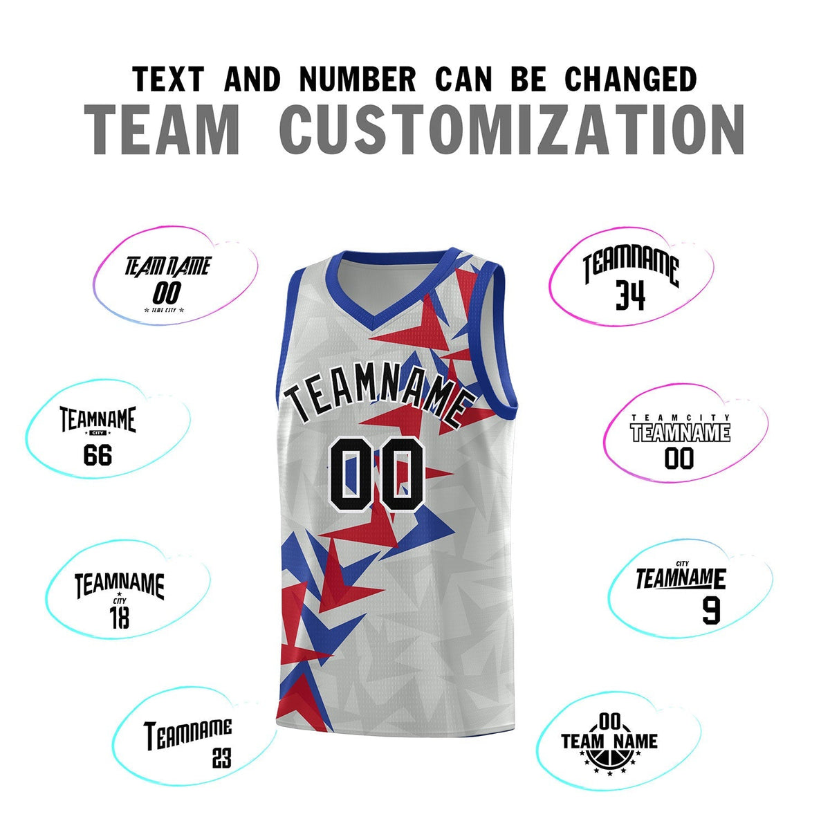 Custom Gray Boomerang Pattern Kits Basketball Jersey|KXKSHOP