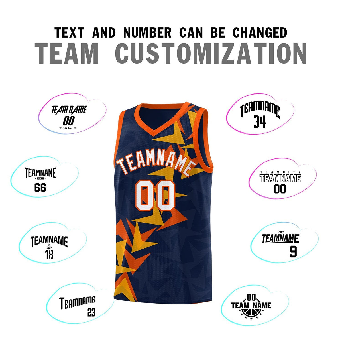 Custom Navy Boomerang Pattern Kits Basketball Jersey|KXKSHOP