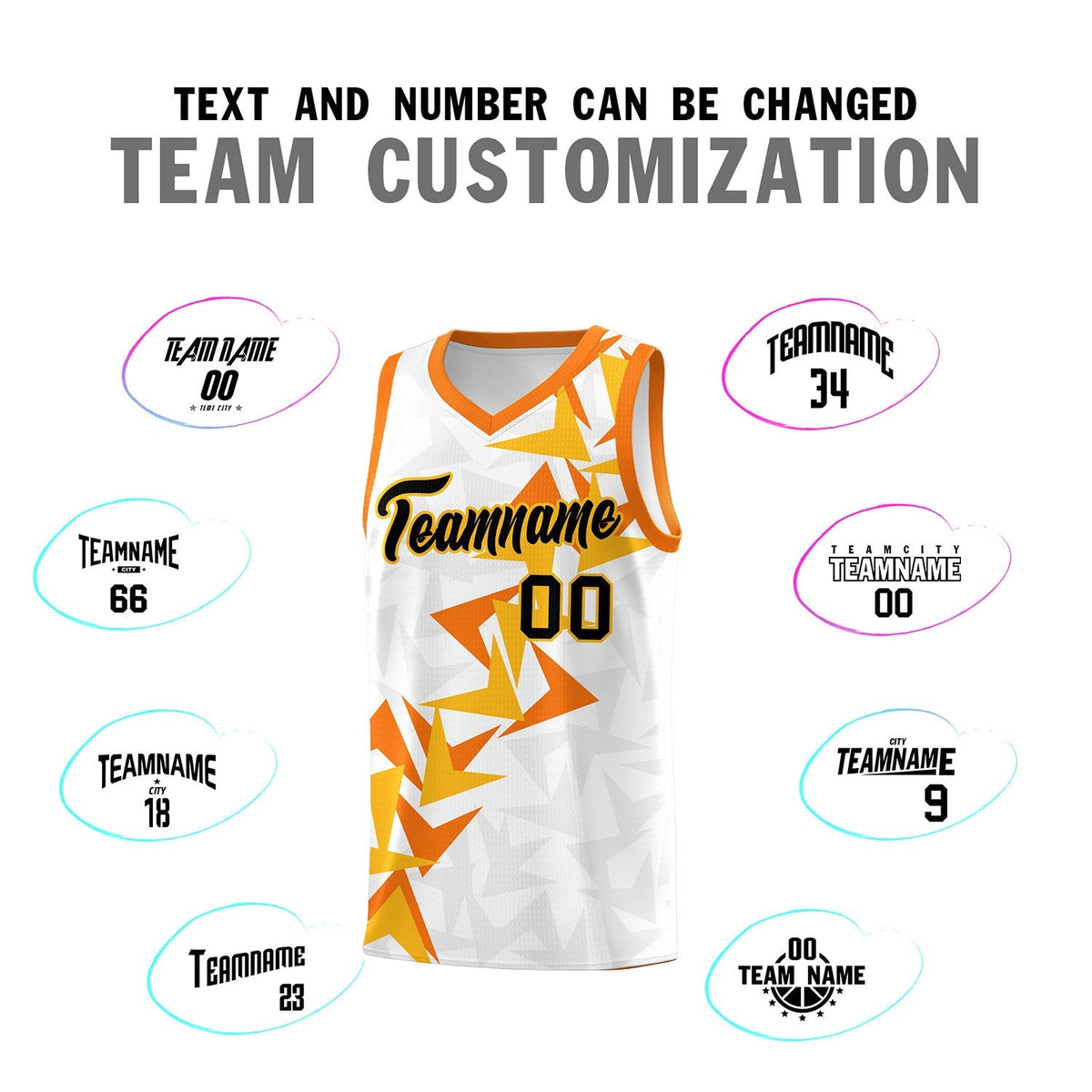 Custom White Boomerang Pattern Kits Basketball Jersey|KXKSHOP