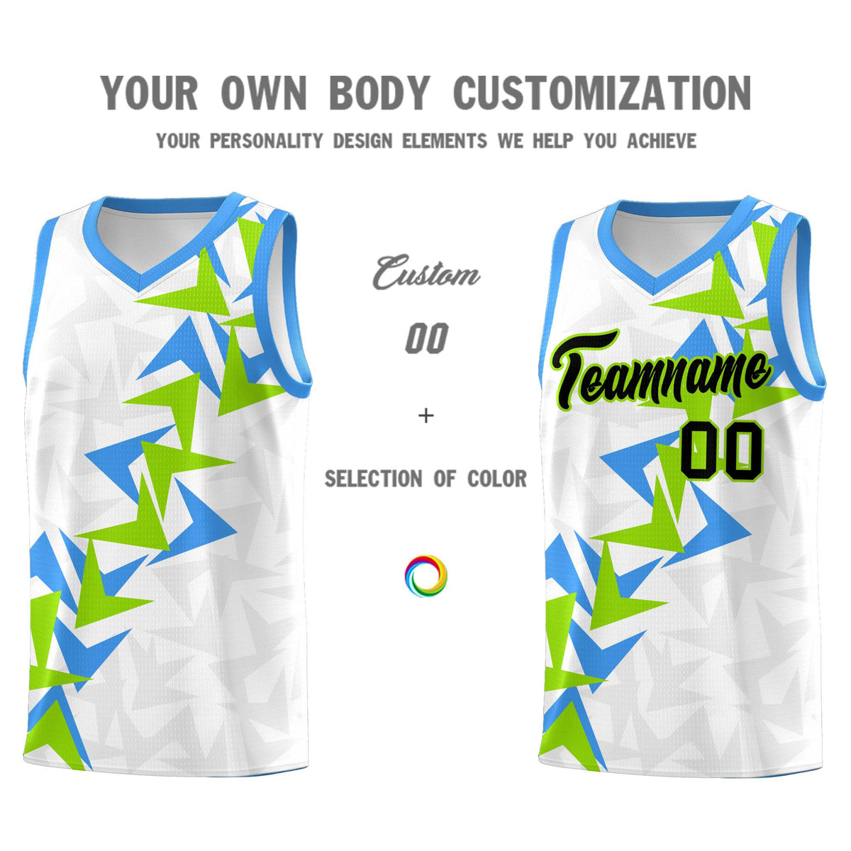 Custom White Boomerang Pattern Kits Basketball Jersey|KXKSHOP