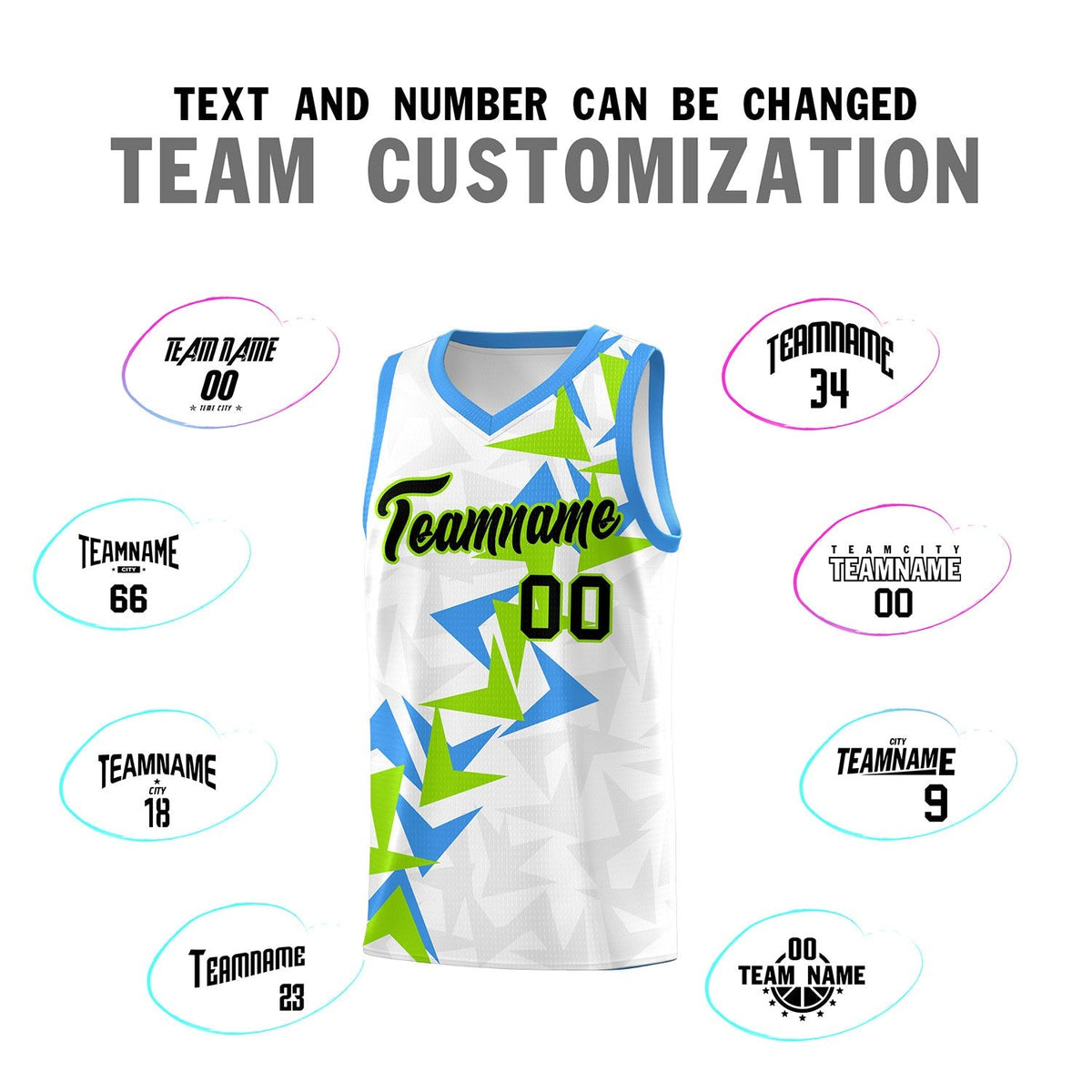Custom White Boomerang Pattern Kits Basketball Jersey|KXKSHOP