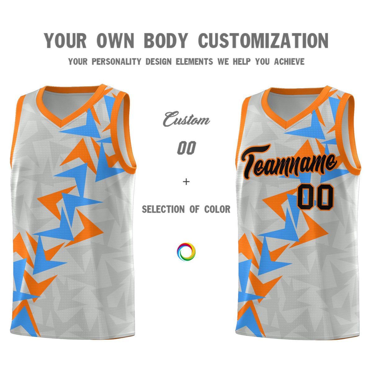 Custom Gray Boomerang Pattern Kits Basketball Jersey|KXKSHOP