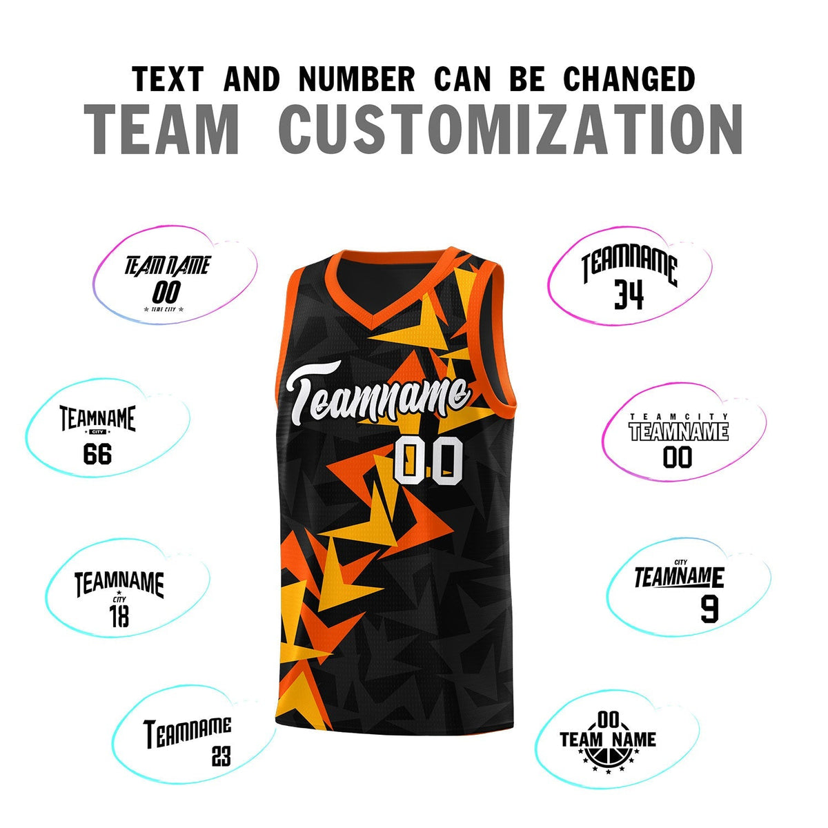 Custom Black Boomerang Pattern Kits Basketball Jersey|KXKSHOP