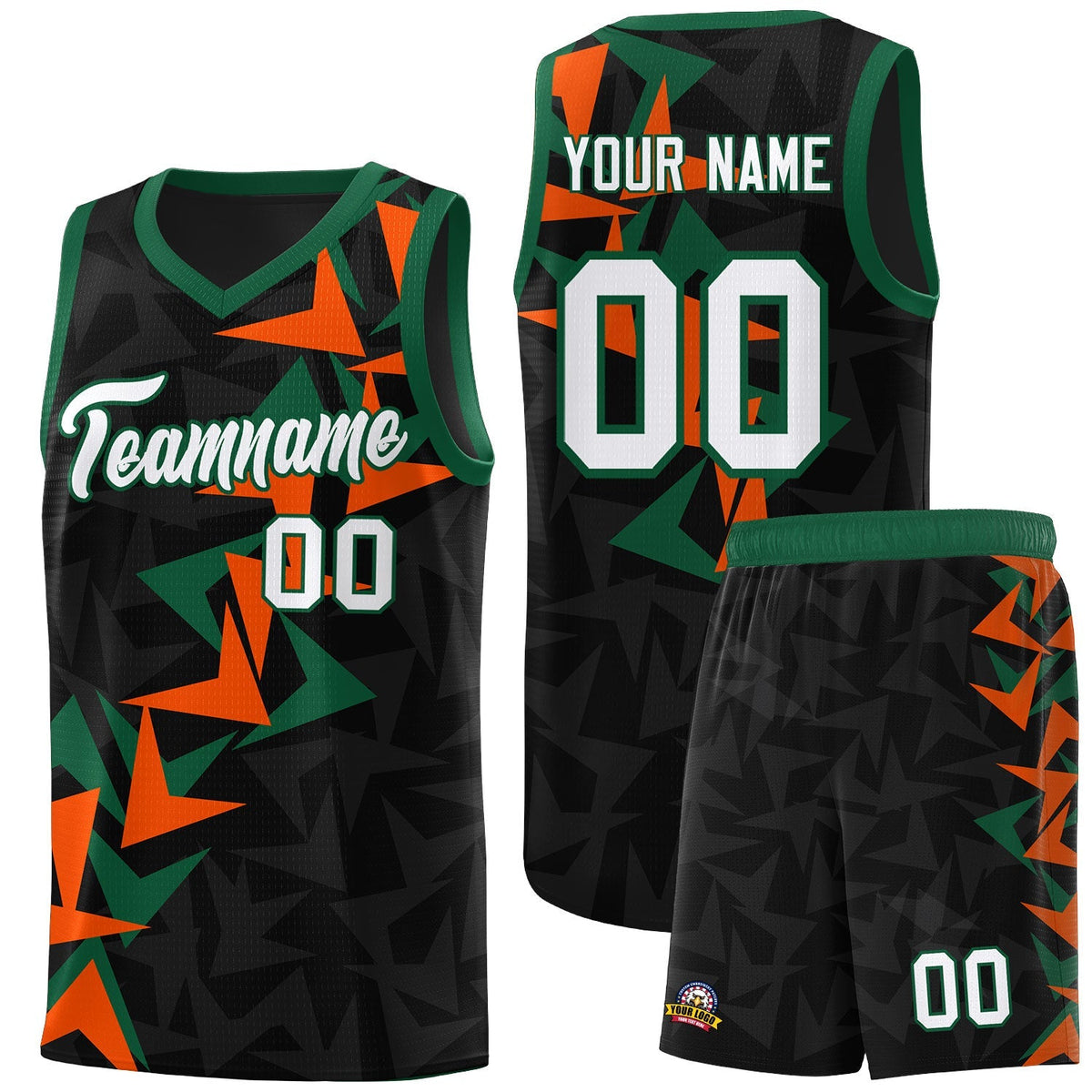 Custom Black Boomerang Pattern Kits Basketball Jersey|KXKSHOP