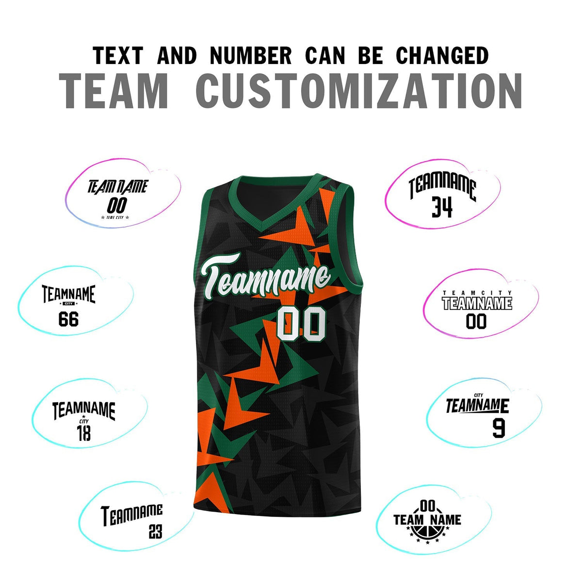 Custom Black Boomerang Pattern Kits Basketball Jersey|KXKSHOP