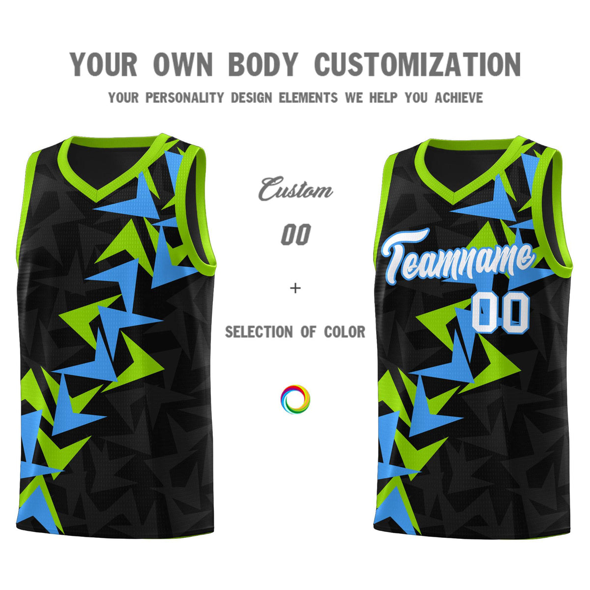Custom Black Boomerang Pattern Kits Basketball Jersey|KXKSHOP