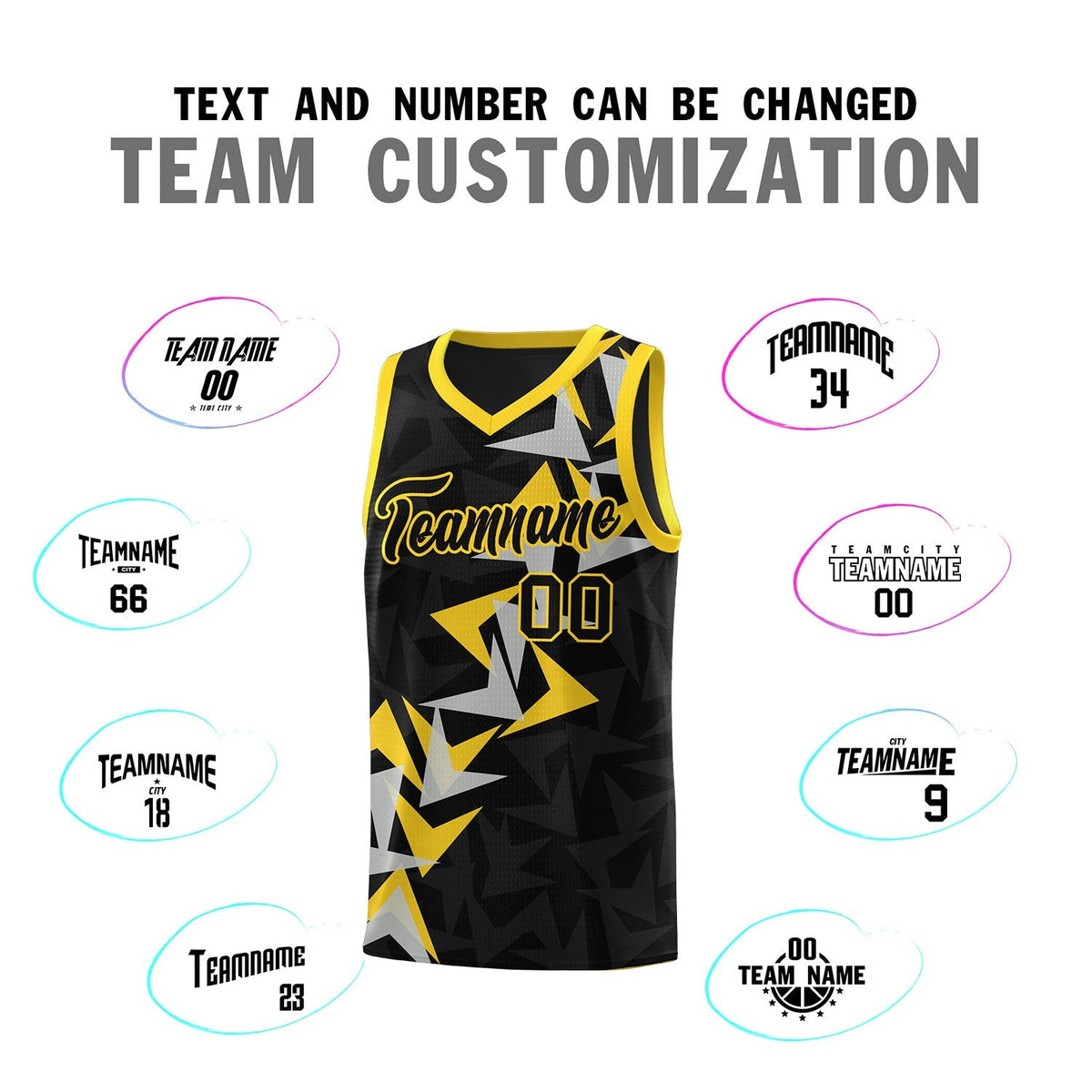 Custom Black Boomerang Pattern Kits Basketball Jersey|KXKSHOP