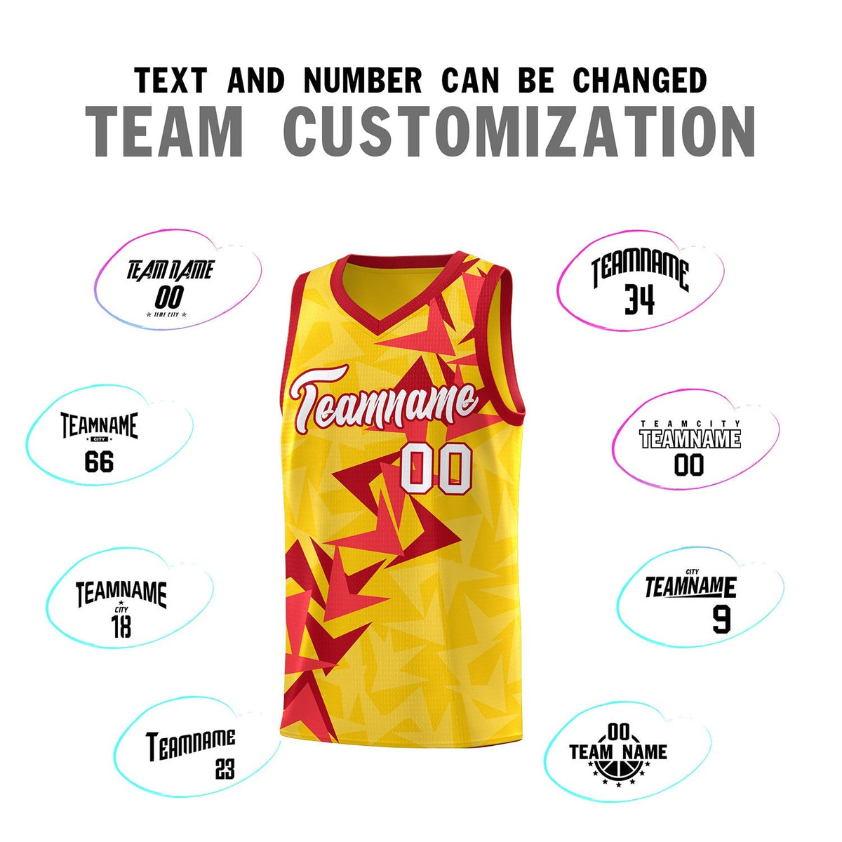 Custom Gold Boomerang Pattern Kits Basketball Jersey|KXKSHOP