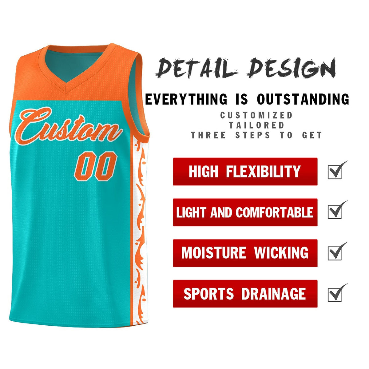 Custom Bright Green Side Pattern Sports Uniform Basketball Jersey|KXKSHOP