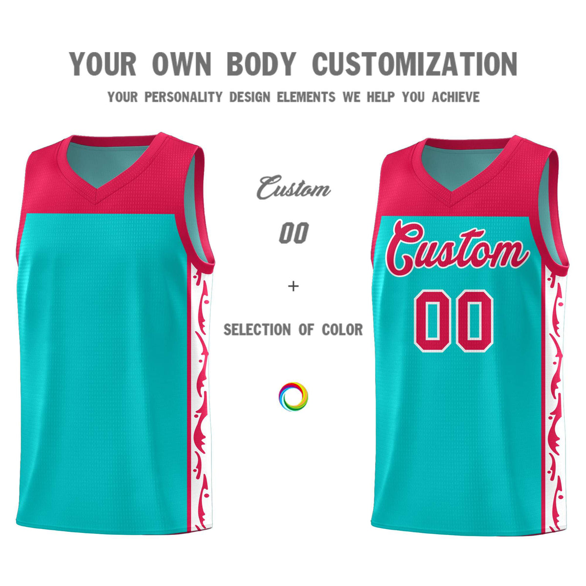 Custom Bright Green Side Pattern Sports Uniform Basketball Jersey|KXKSHOP