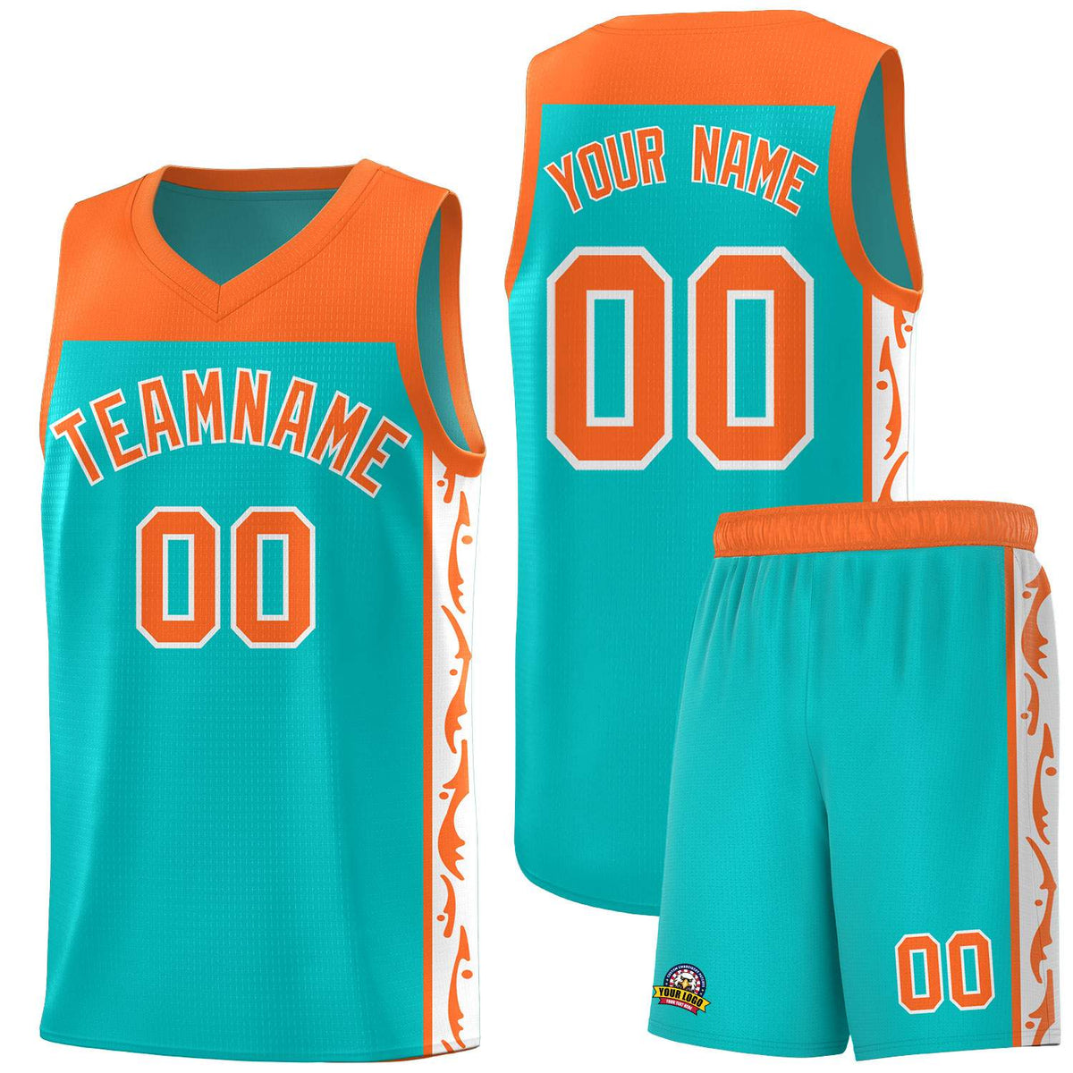 Custom Bright Green Side Pattern Sports Uniform Basketball Jersey|KXKSHOP