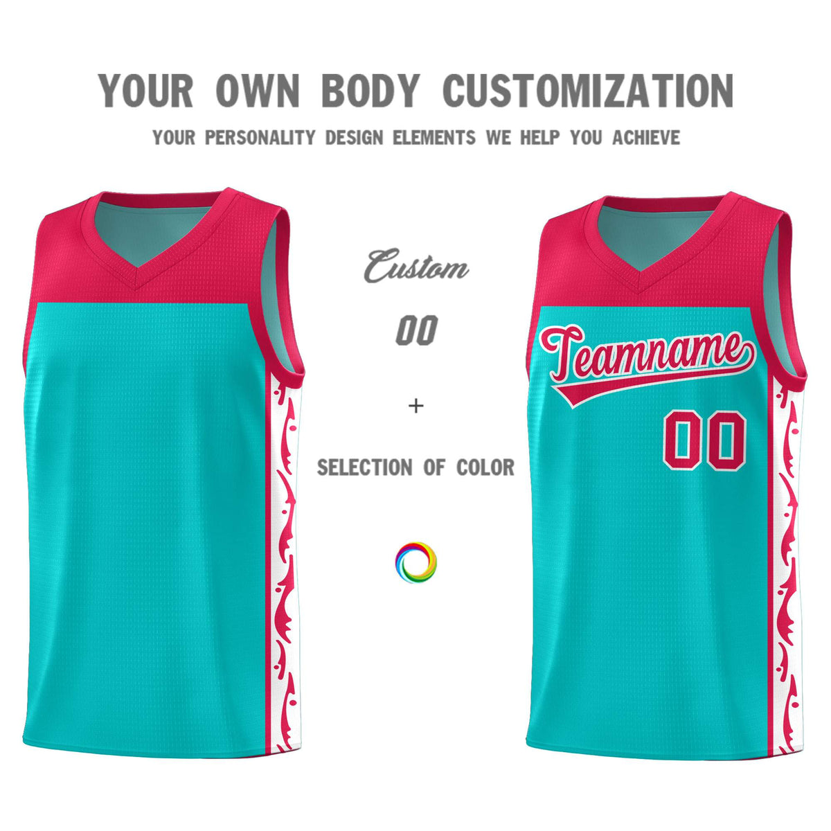 Custom Bright Green Side Pattern Sports Uniform Basketball Jersey|KXKSHOP