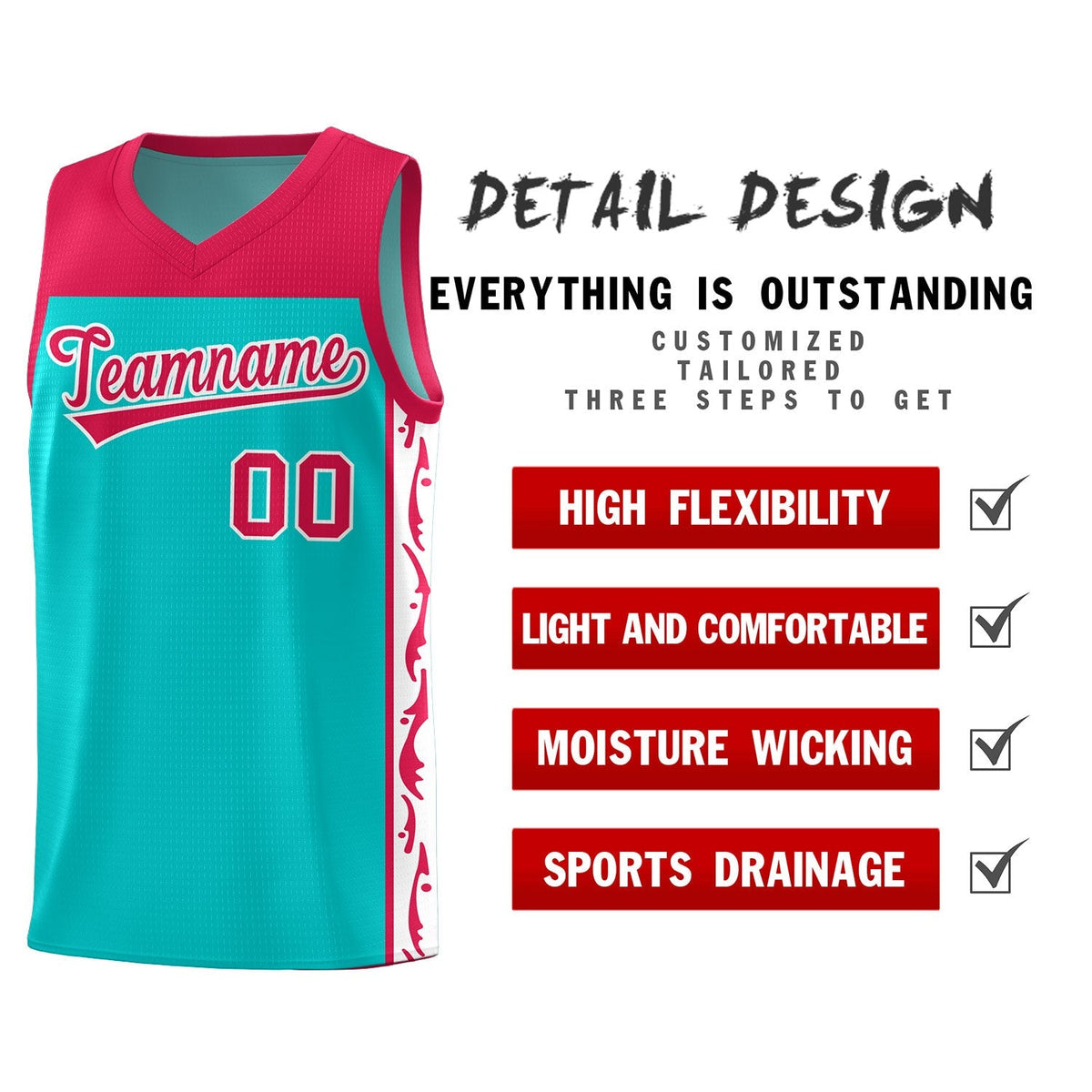 Custom Bright Green Side Pattern Sports Uniform Basketball Jersey|KXKSHOP