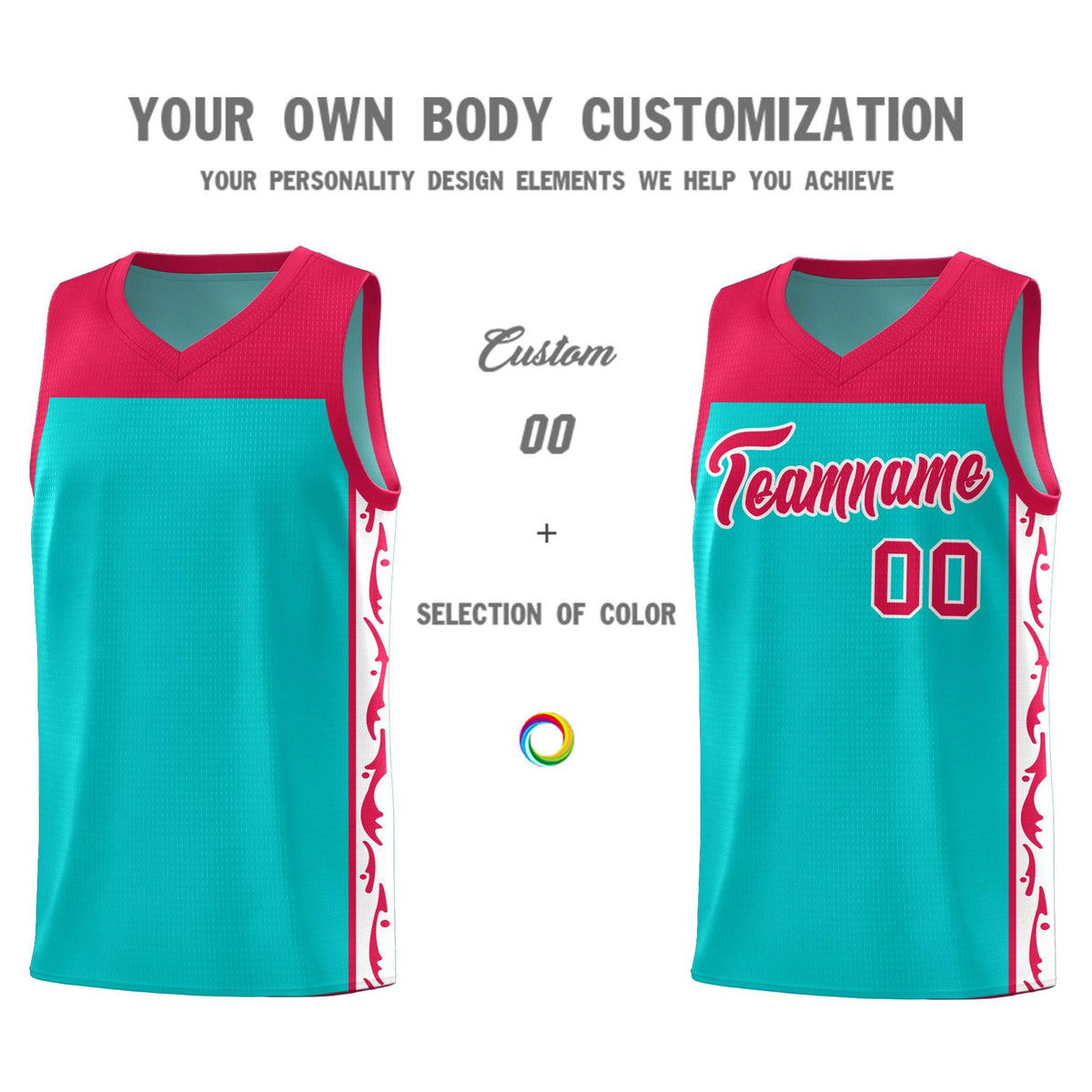 Custom Bright Green Side Pattern Sports Uniform Basketball Jersey|KXKSHOP