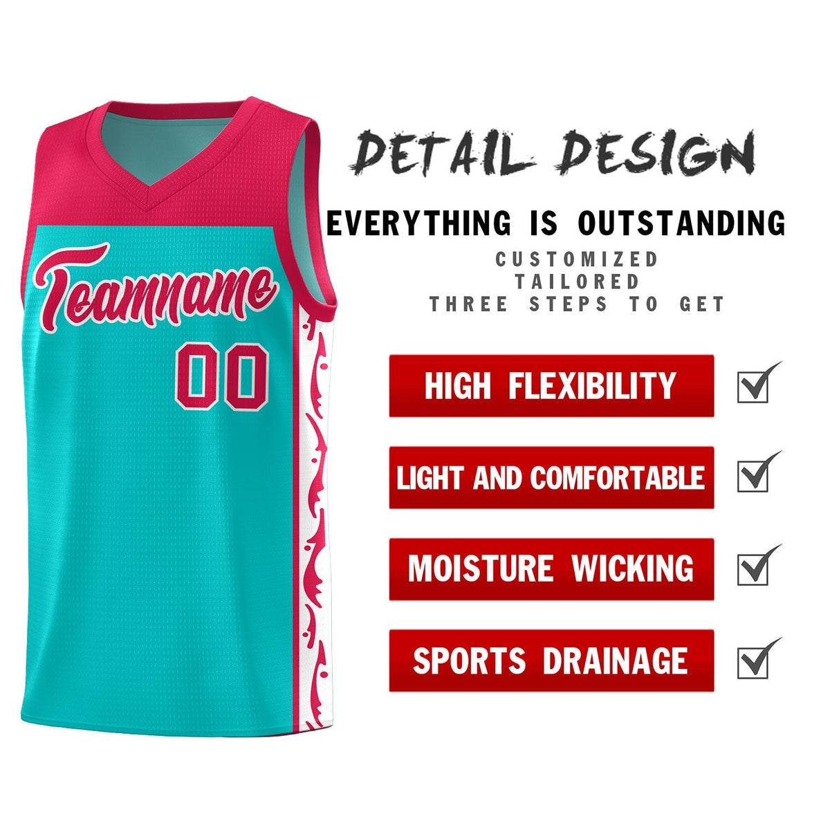Custom Bright Green Side Pattern Sports Uniform Basketball Jersey|KXKSHOP