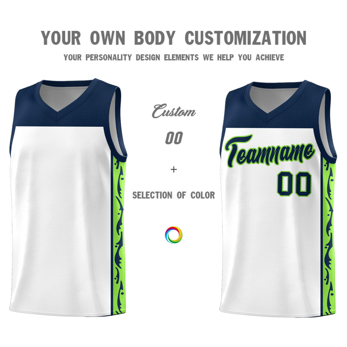 Custom White Side Pattern Sports Uniform Basketball Jersey|KXKSHOP