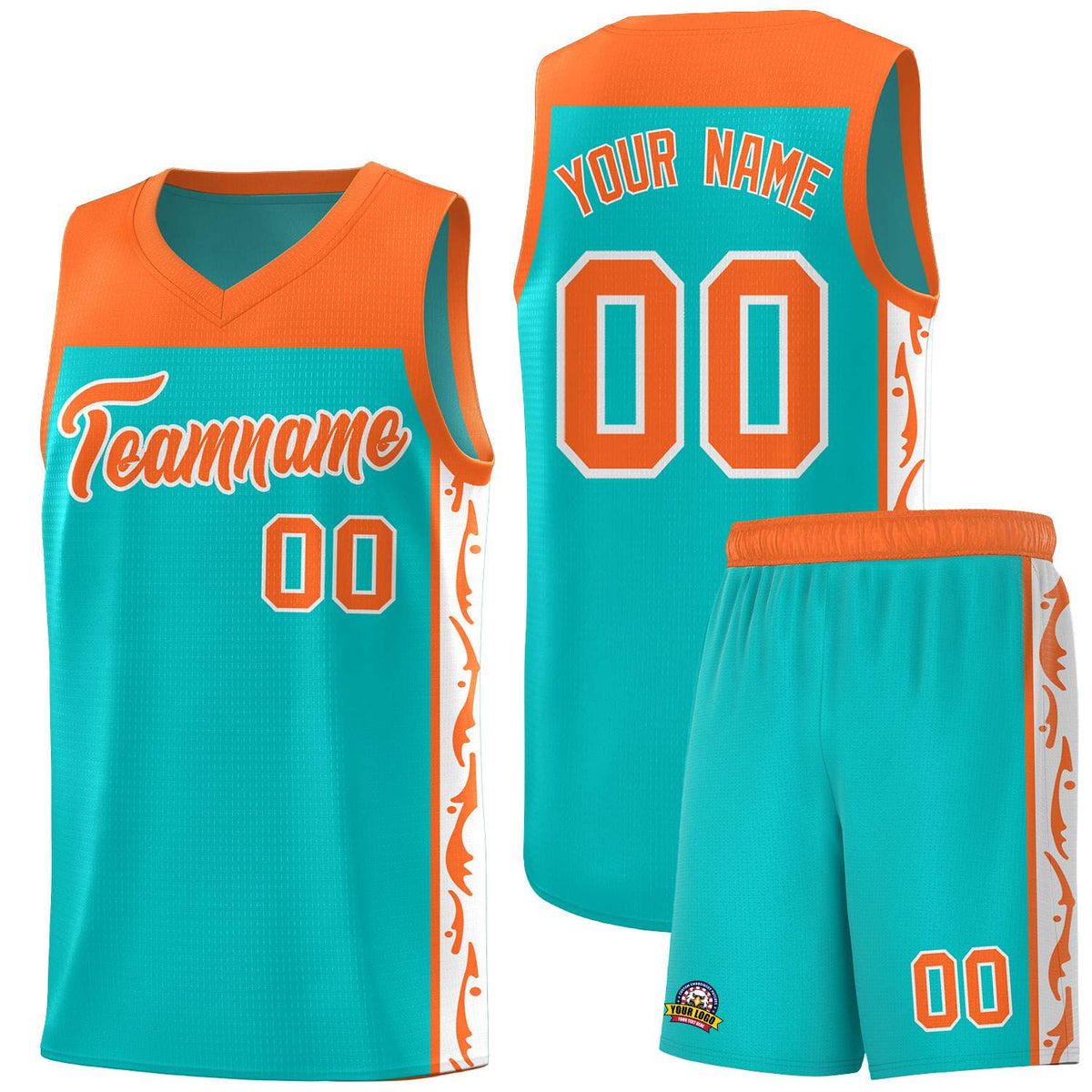 Custom Bright Green Side Pattern Sports Uniform Basketball Jersey|KXKSHOP