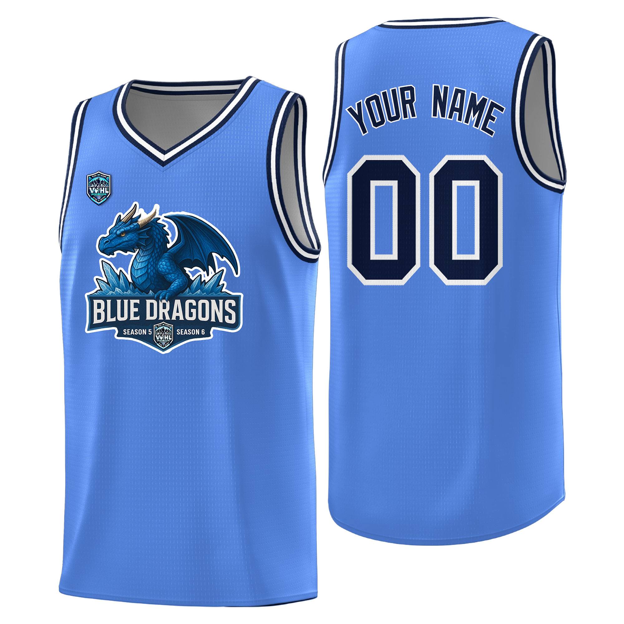 VVHL Powder Blue S7-blue-dragons Tops Basketball Jersey|KXKSHOP
