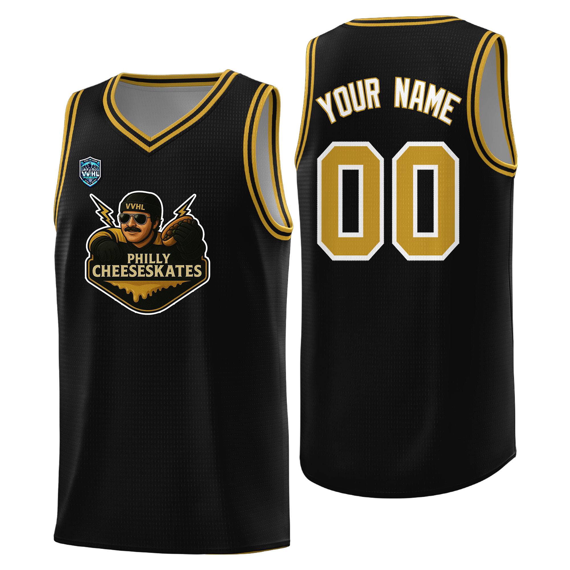 VVHL Black S7-Philly-Cheeseskates-1 Tops Basketball Jersey|KXKSHOP