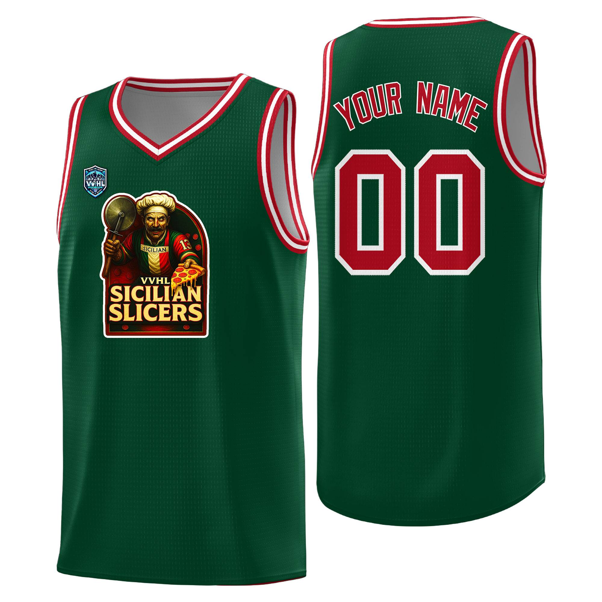 VVHL Green S7-Sicilian-Slicers-1 Tops Basketball Jersey|KXKSHOP