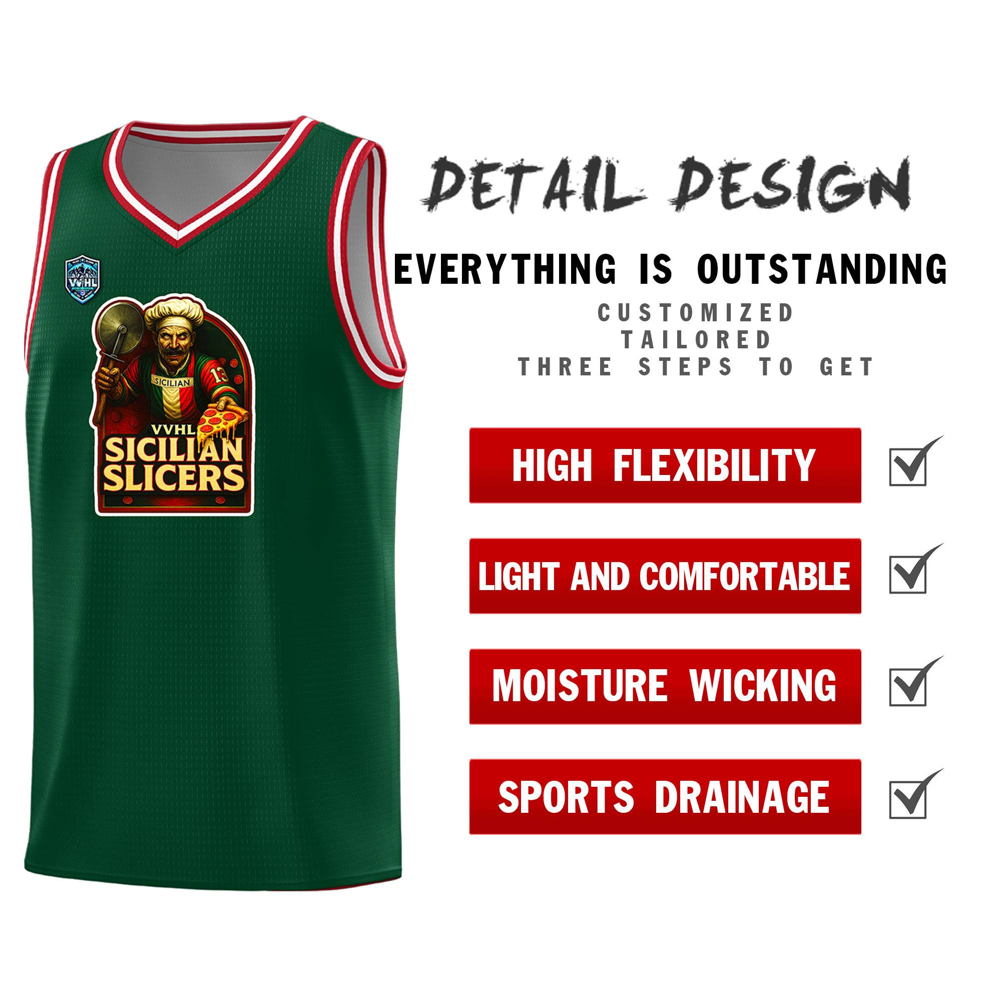 VVHL Green S7-Sicilian-Slicers-1 Tops Basketball Jersey|KXKSHOP