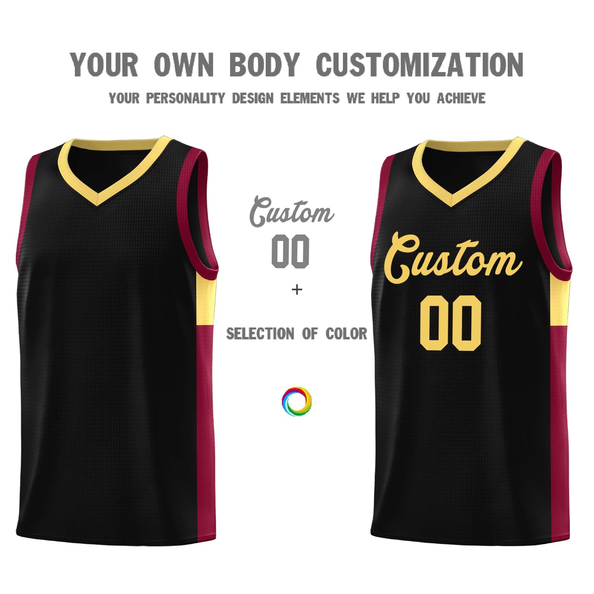 Custom Neon Green Navy-White Side Two-Tone Classic Sports Uniform Basketball Jersey |KXKSHOP