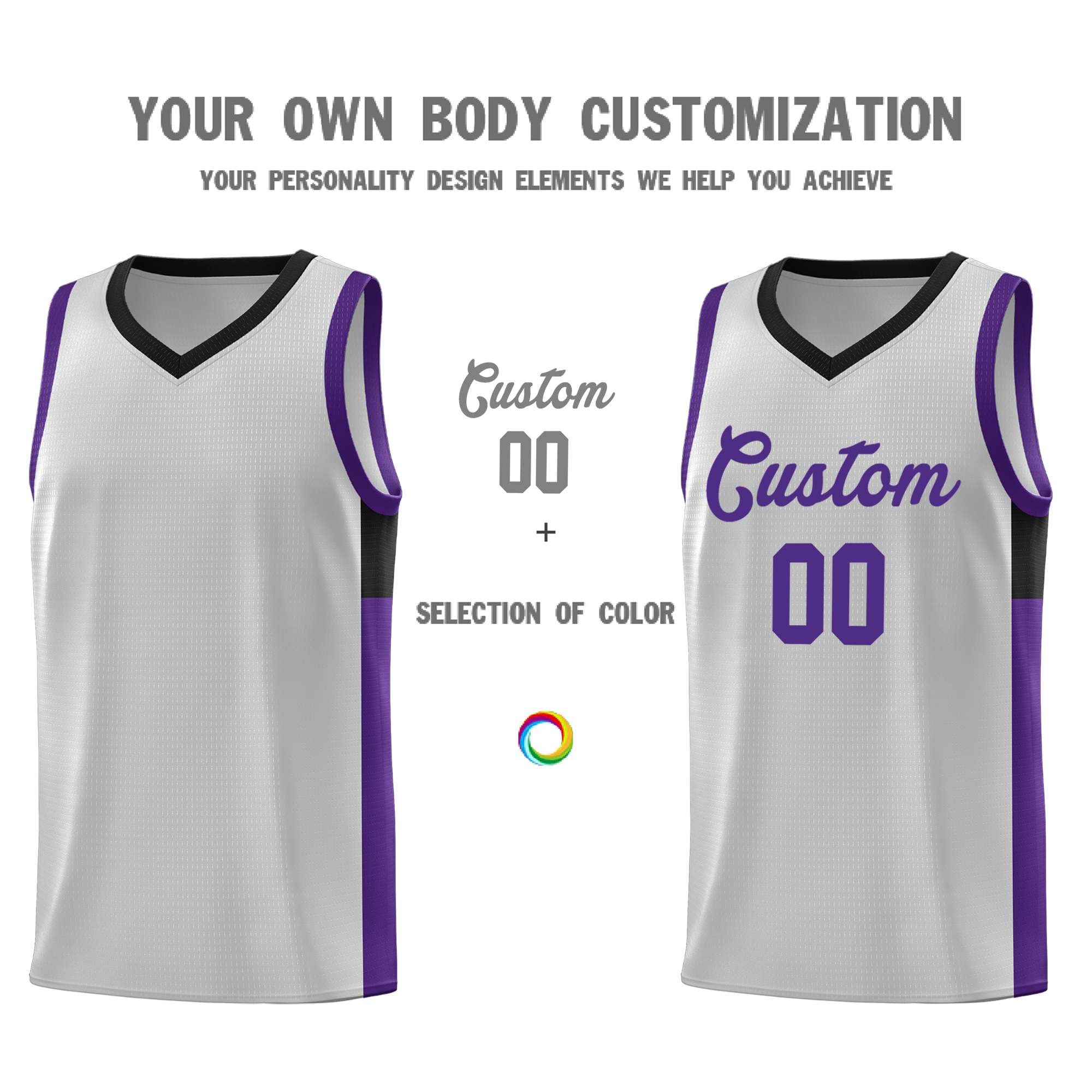 Custom Neon Green Navy-White Side Two-Tone Classic Sports Uniform Basketball Jersey |KXKSHOP