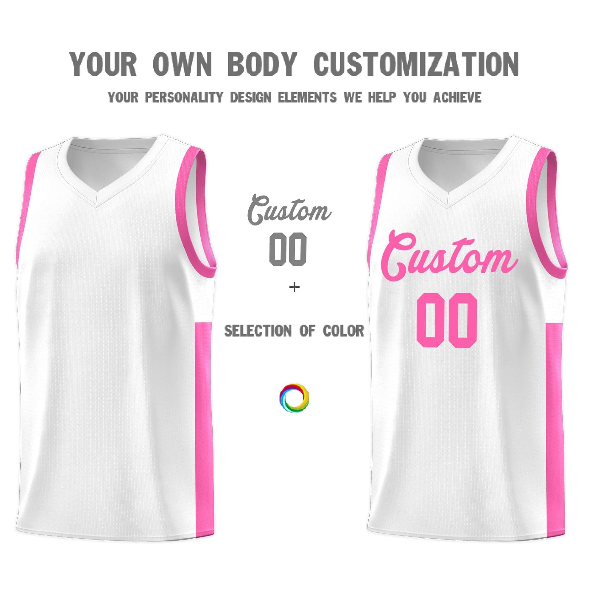 Custom Neon Green Navy-White Side Two-Tone Classic Sports Uniform Basketball Jersey |KXKSHOP