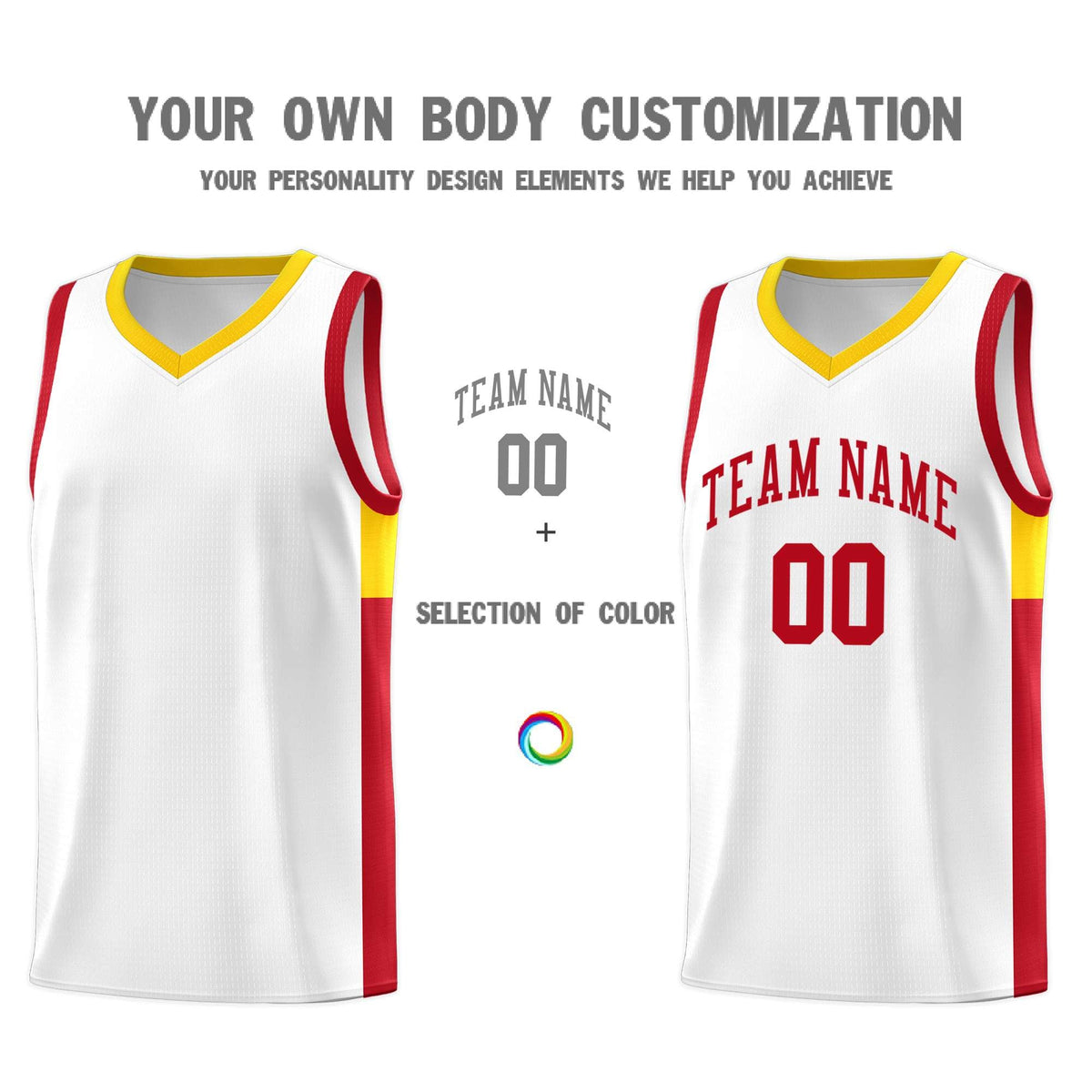 Custom Neon Green Navy-White Side Two-Tone Classic Sports Uniform Basketball Jersey |KXKSHOP