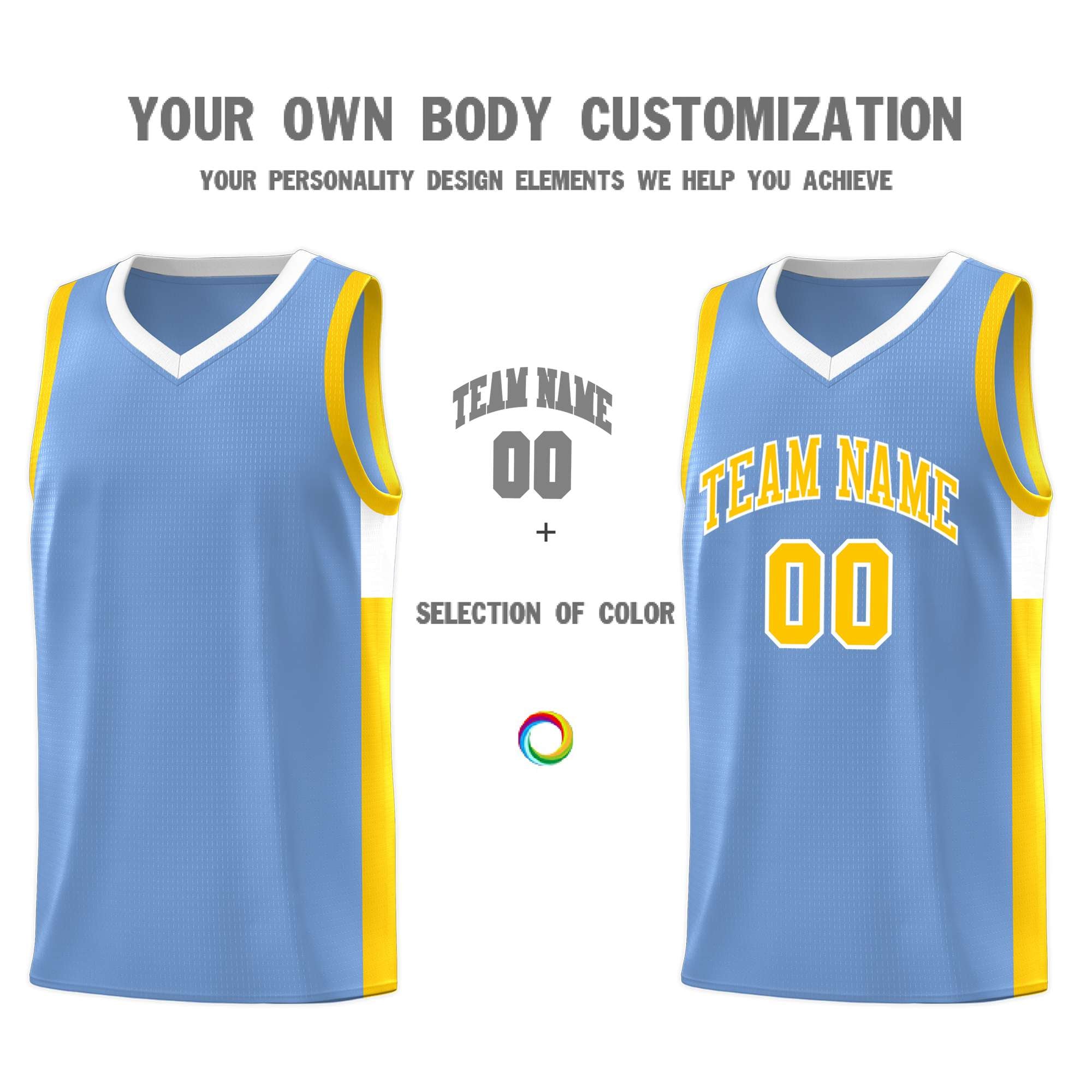 Custom Neon Green Navy-White Side Two-Tone Classic Sports Uniform Basketball Jersey |KXKSHOP