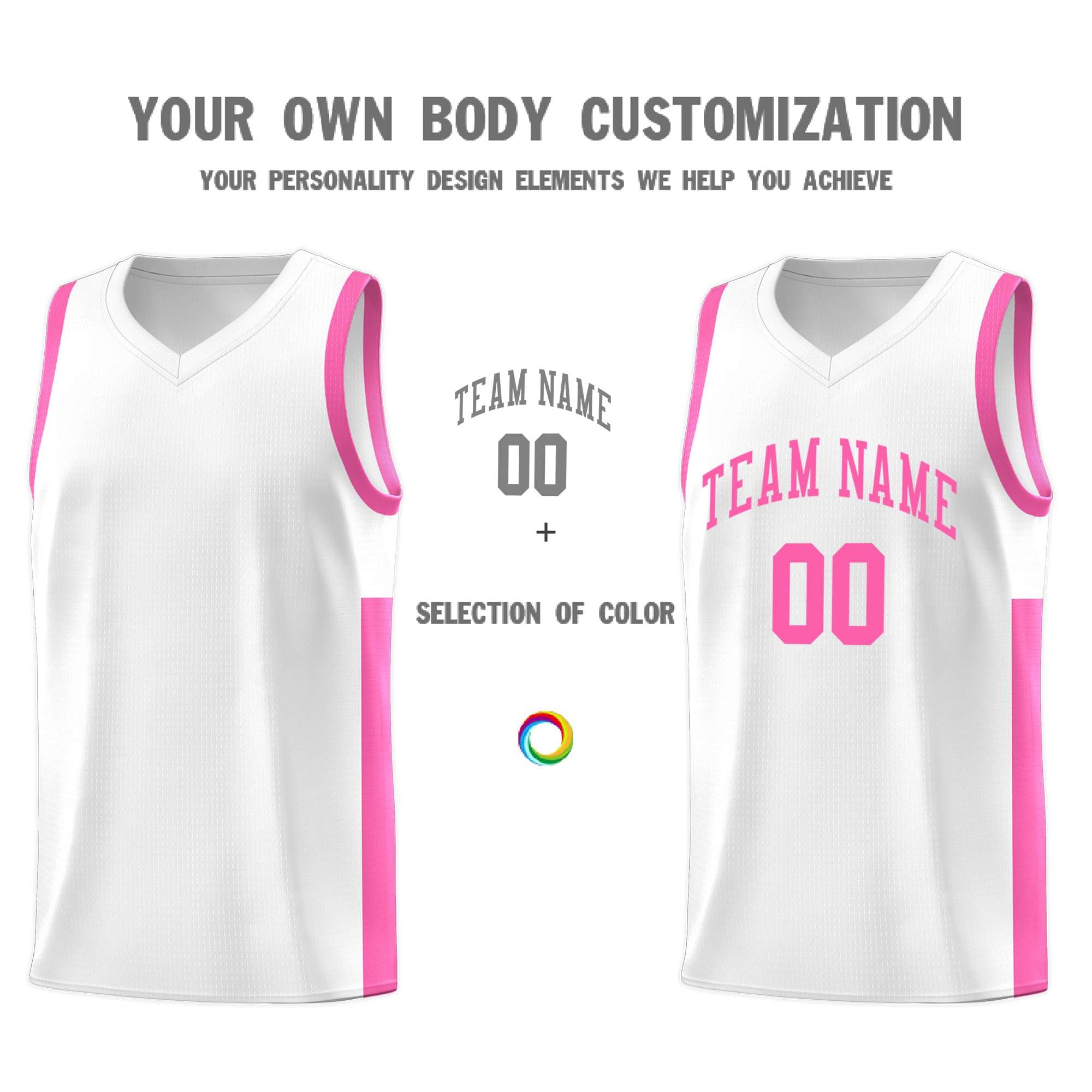 Custom Neon Green Navy-White Side Two-Tone Classic Sports Uniform Basketball Jersey |KXKSHOP