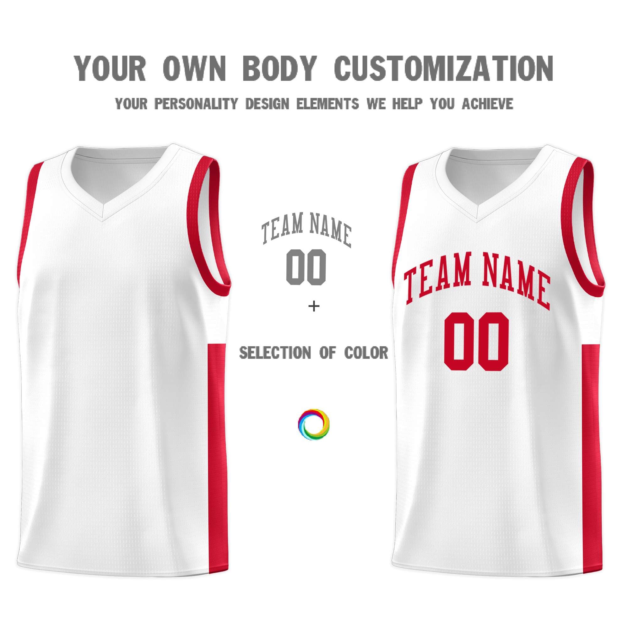 Custom Neon Green Navy-White Side Two-Tone Classic Sports Uniform Basketball Jersey |KXKSHOP