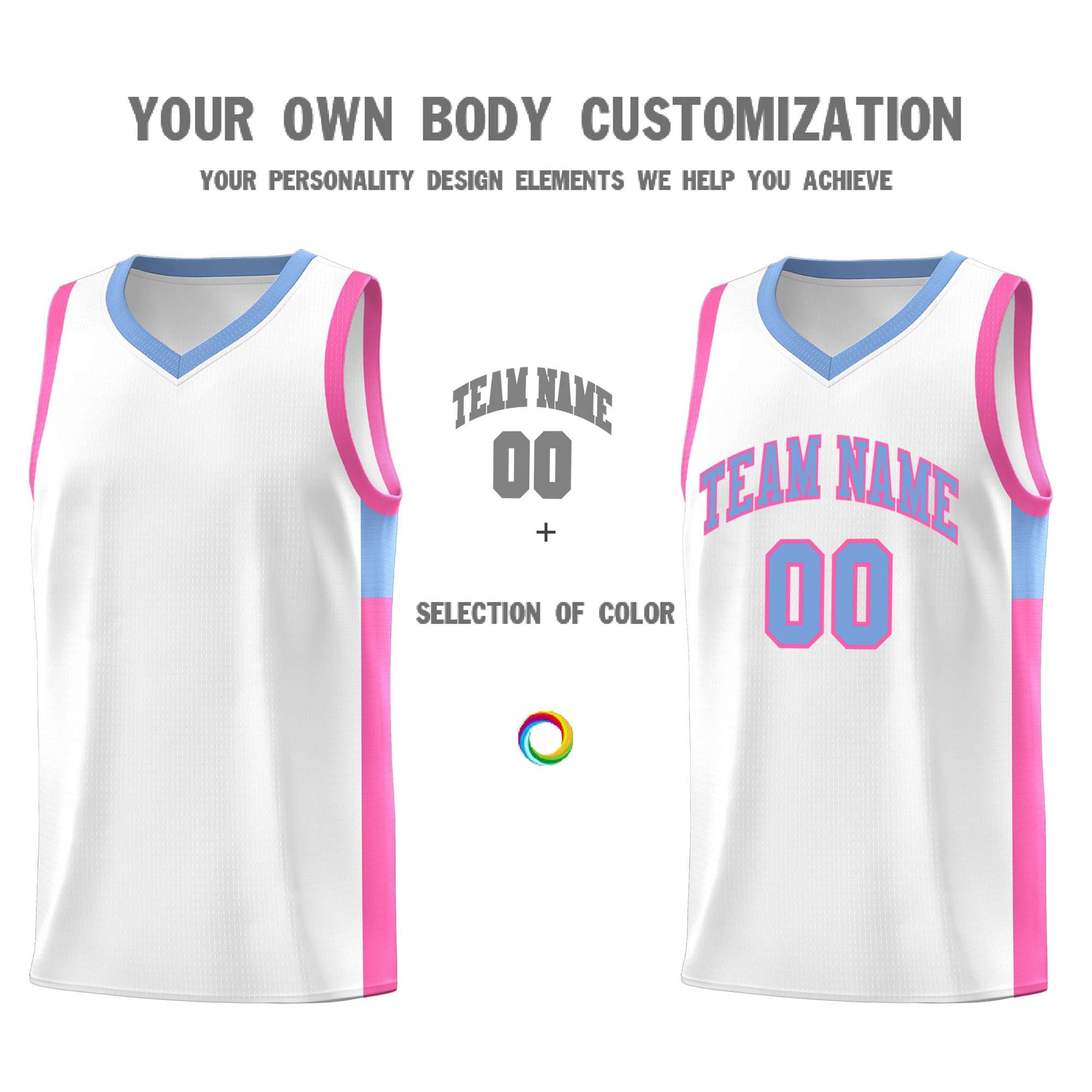 Custom Neon Green Navy-White Side Two-Tone Classic Sports Uniform Basketball Jersey |KXKSHOP