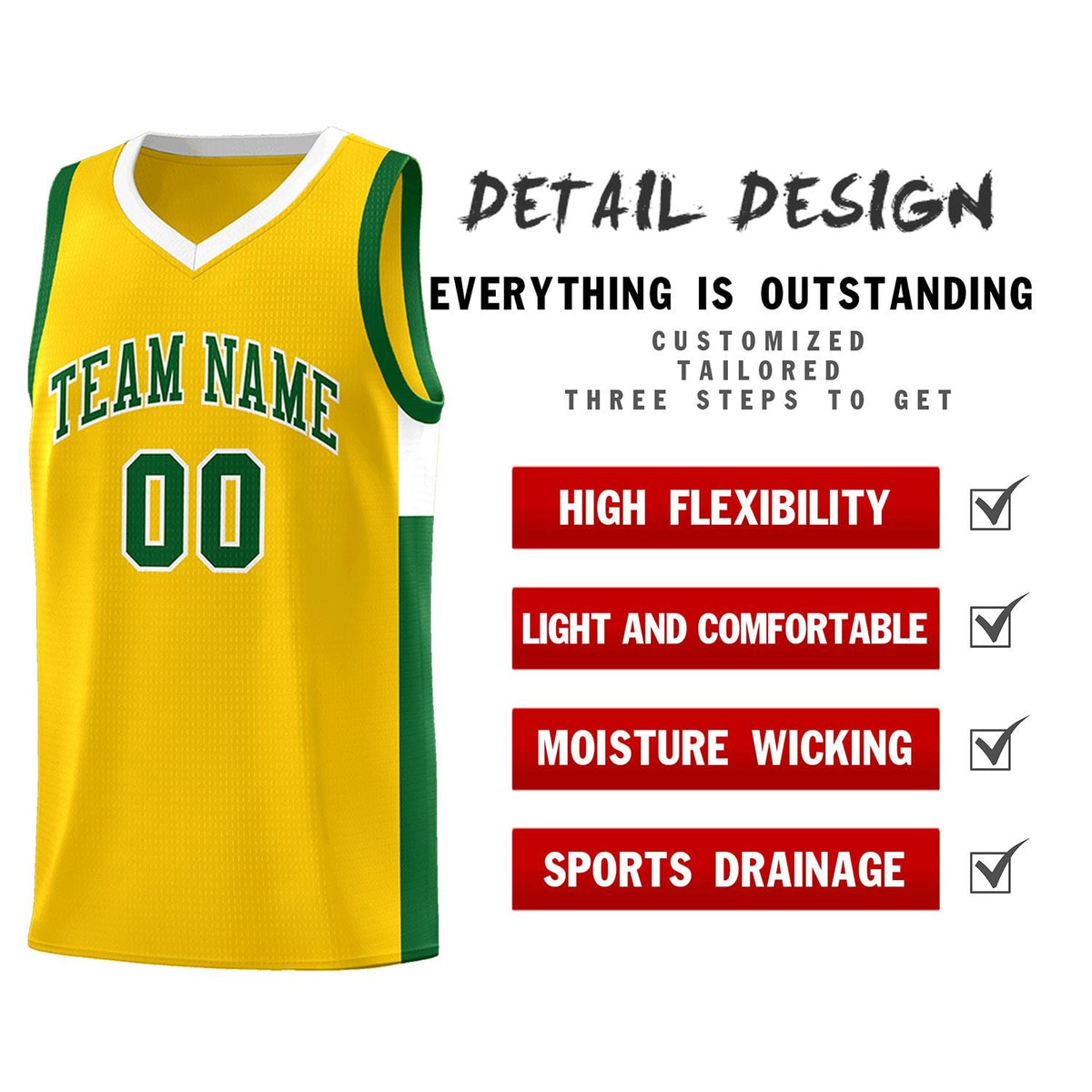 Custom Neon Green Navy-White Side Two-Tone Classic Sports Uniform Basketball Jersey |KXKSHOP