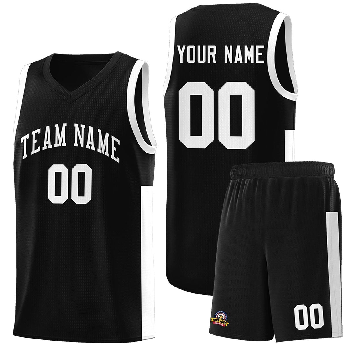 Custom Neon Green Navy-White Side Two-Tone Classic Sports Uniform Basketball Jersey |KXKSHOP