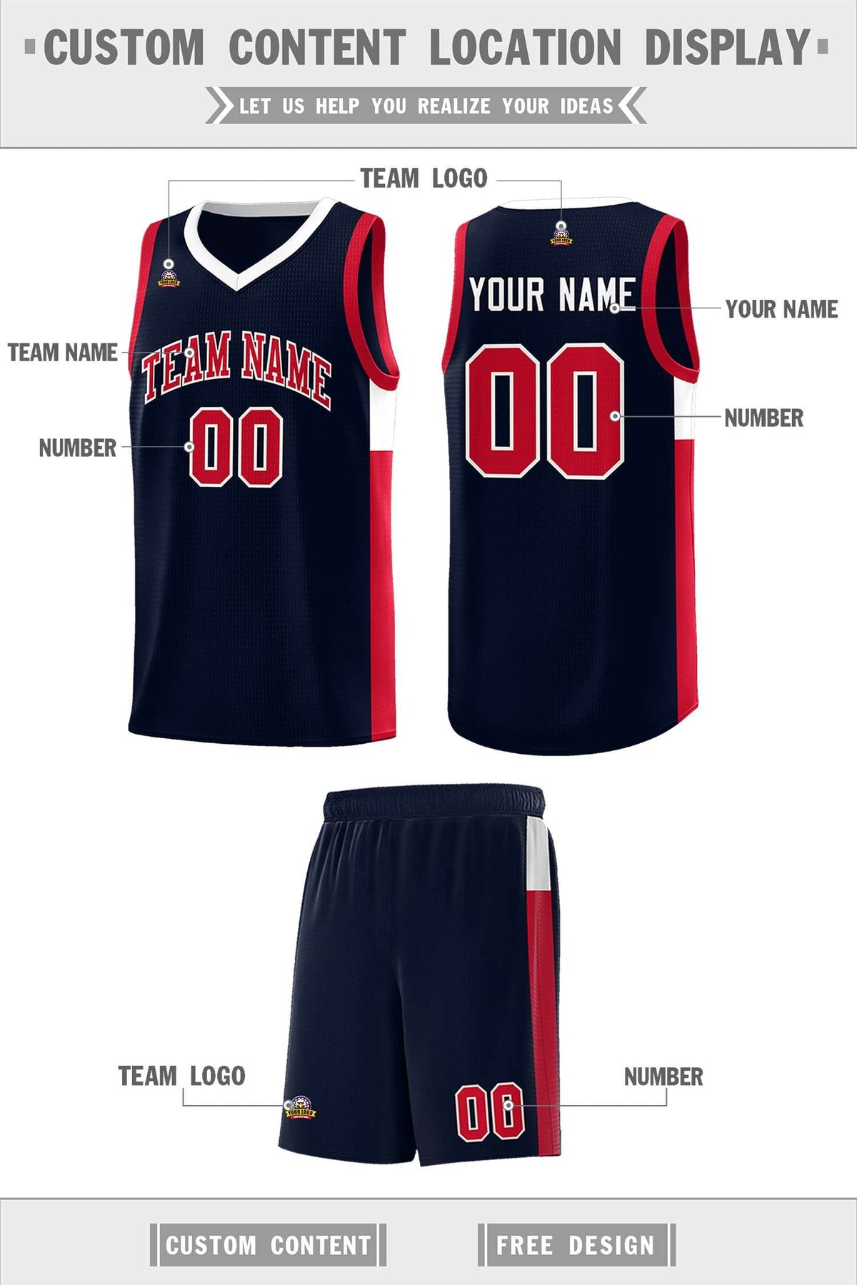 Custom Neon Green Navy-White Side Two-Tone Classic Sports Uniform Basketball Jersey |KXKSHOP