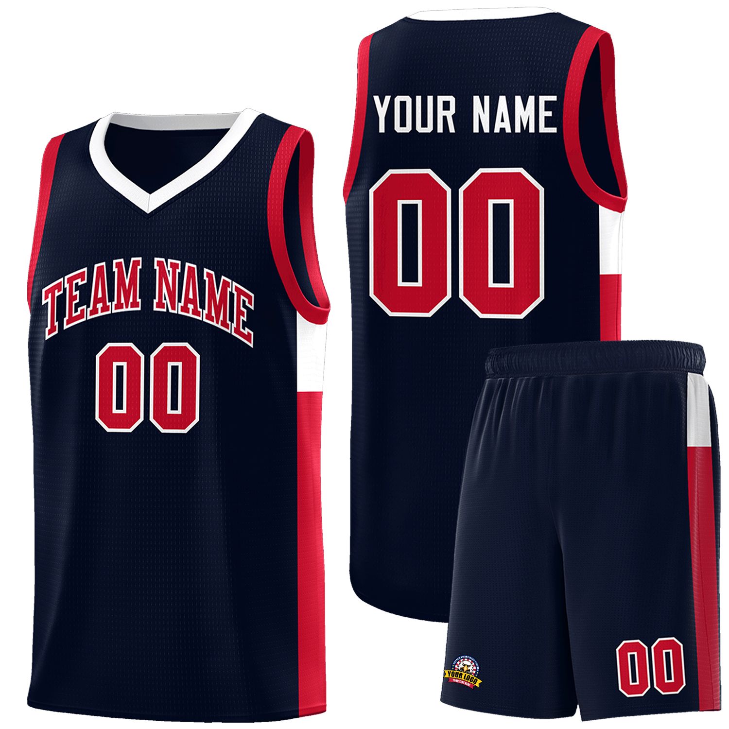 Custom Neon Green Navy-White Side Two-Tone Classic Sports Uniform Basketball Jersey |KXKSHOP