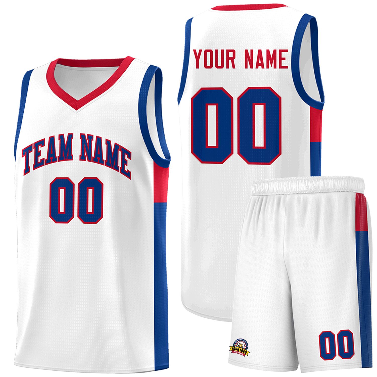 Custom Neon Green Navy-White Side Two-Tone Classic Sports Uniform Basketball Jersey |KXKSHOP