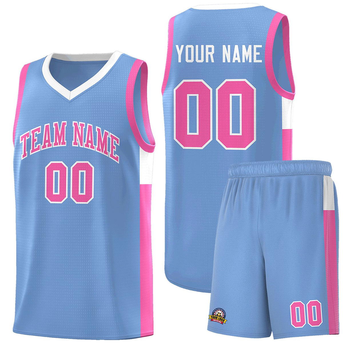 Custom Neon Green Navy-White Side Two-Tone Classic Sports Uniform Basketball Jersey |KXKSHOP