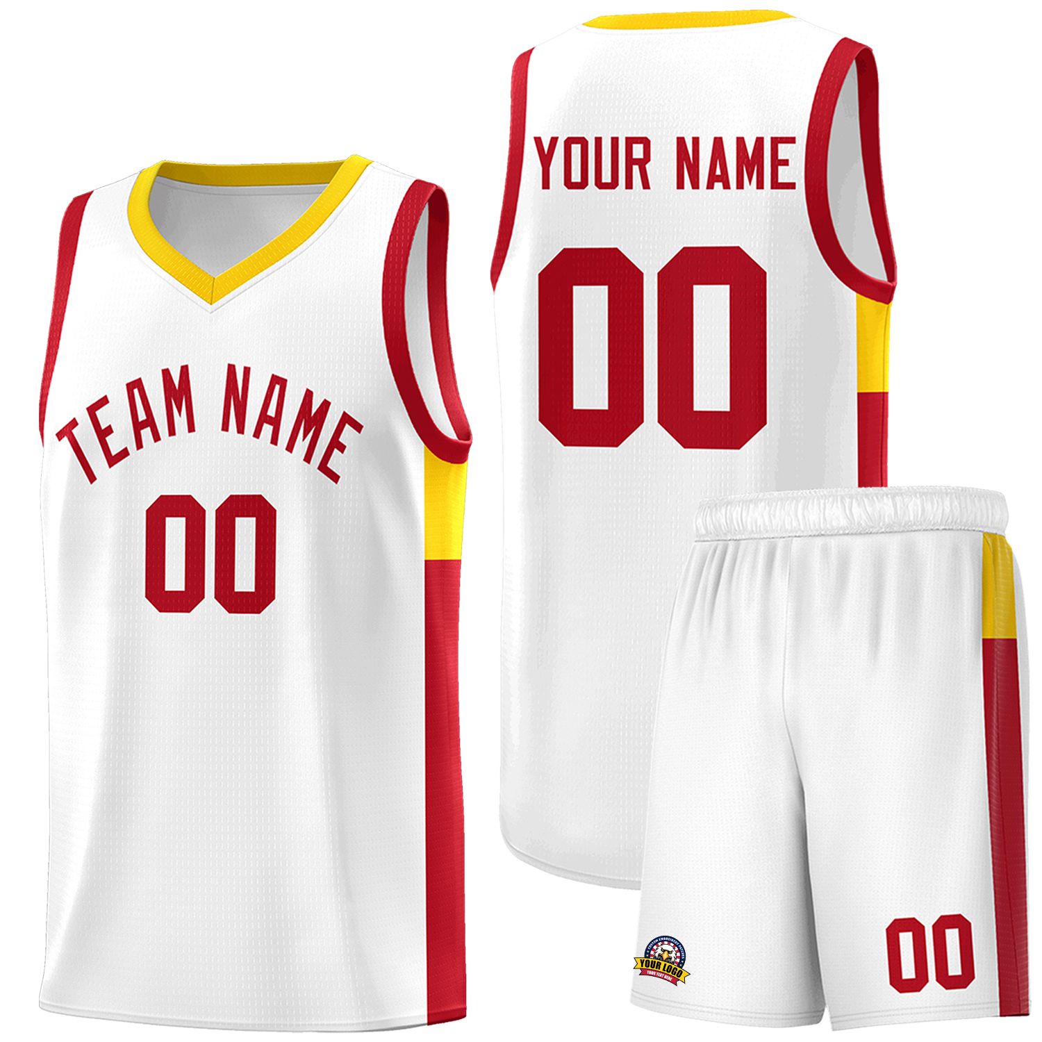 Custom Neon Green Navy-White Side Two-Tone Classic Sports Uniform Basketball Jersey |KXKSHOP