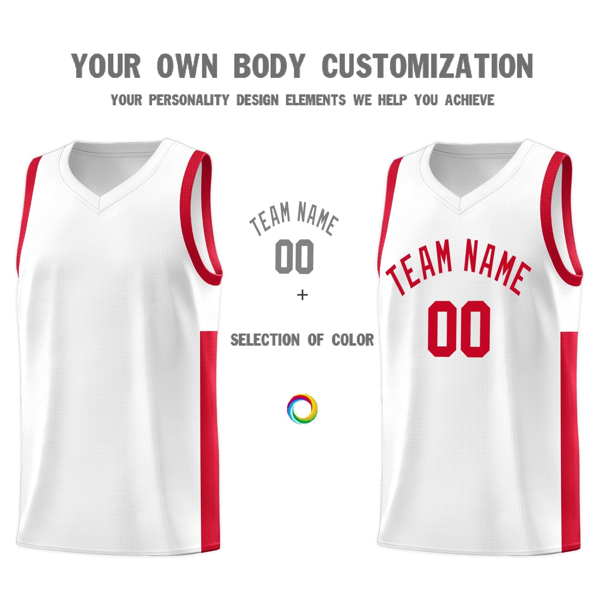 Custom Neon Green Navy-White Side Two-Tone Classic Sports Uniform Basketball Jersey |KXKSHOP