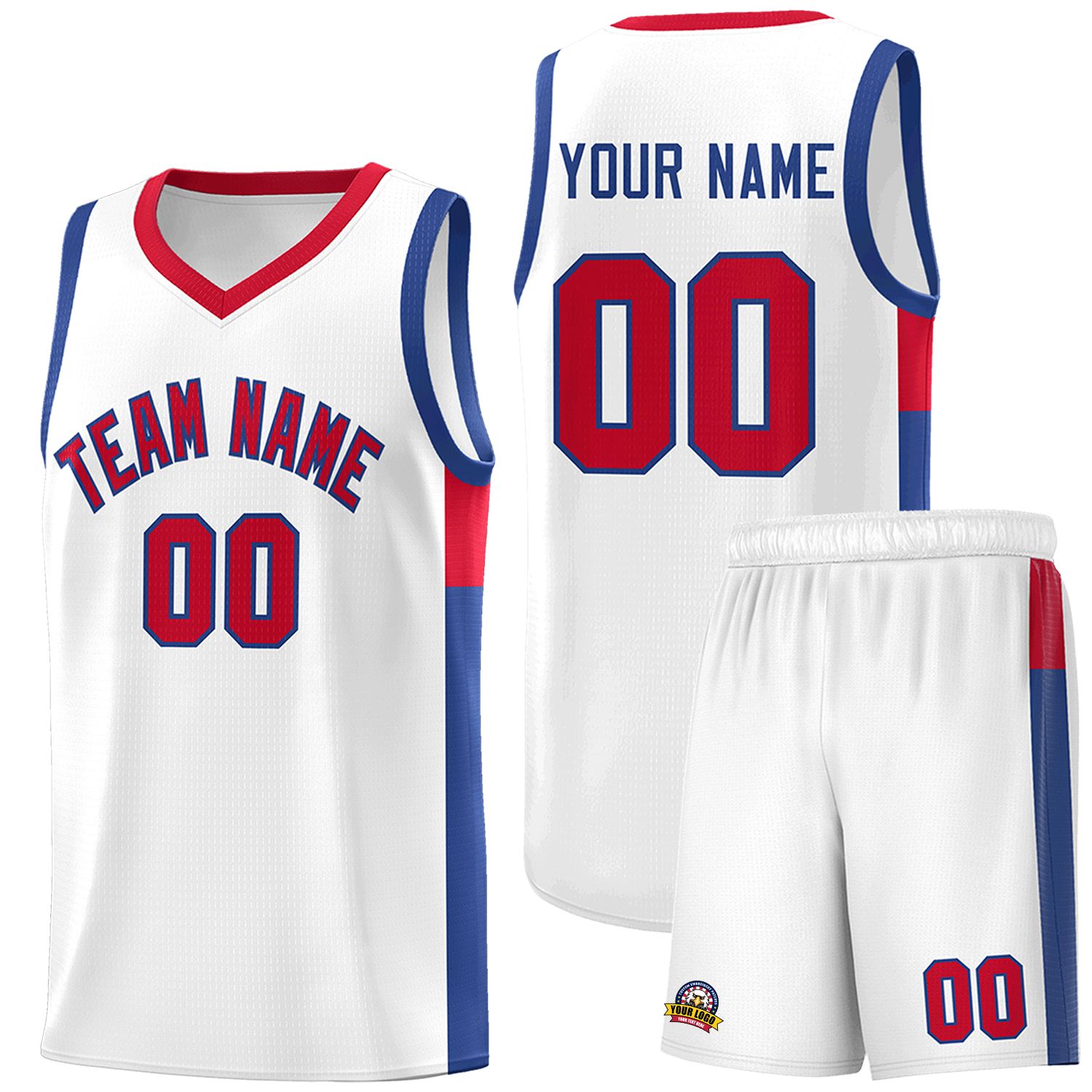 Custom Neon Green Navy-White Side Two-Tone Classic Sports Uniform Basketball Jersey |KXKSHOP