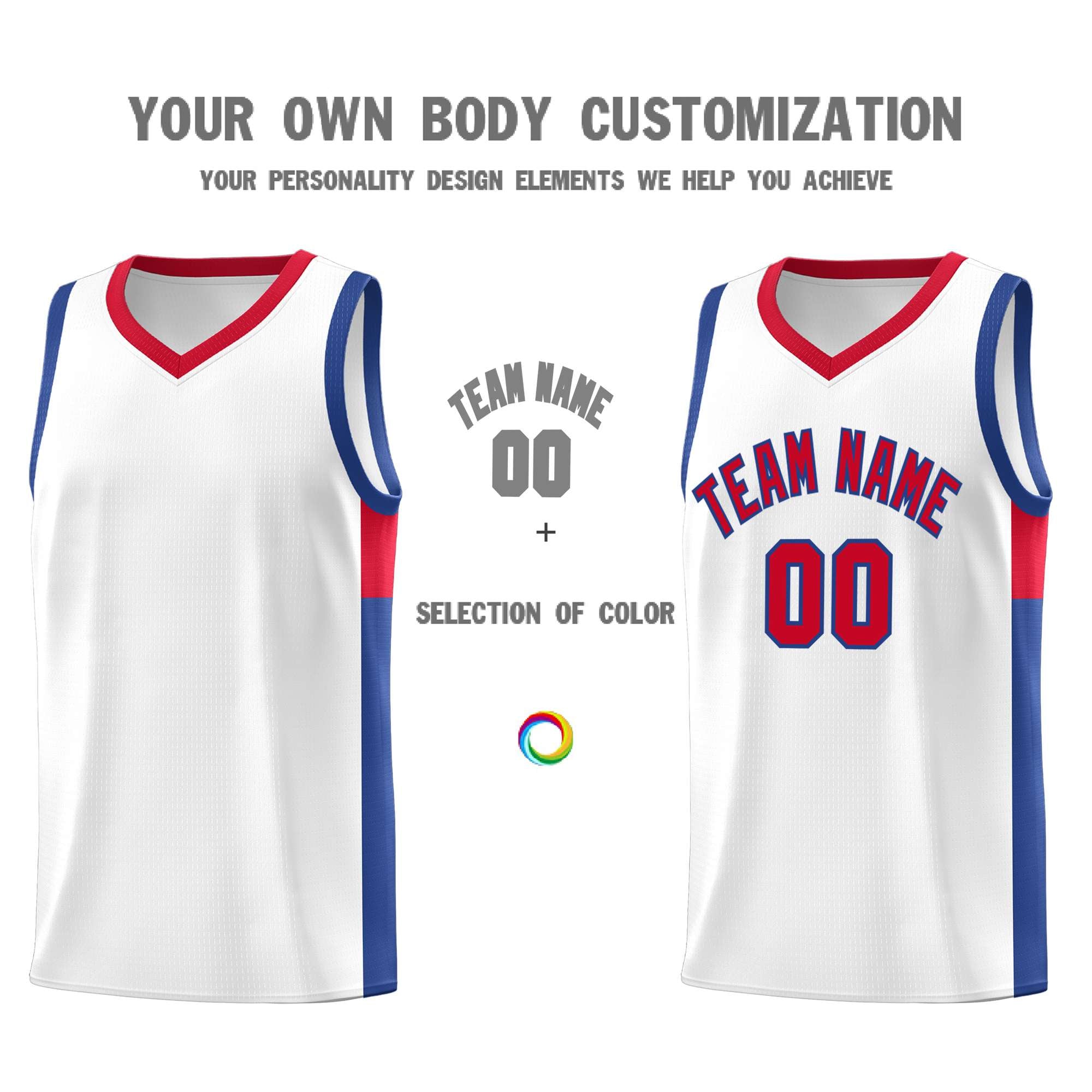 Custom Neon Green Navy-White Side Two-Tone Classic Sports Uniform Basketball Jersey |KXKSHOP