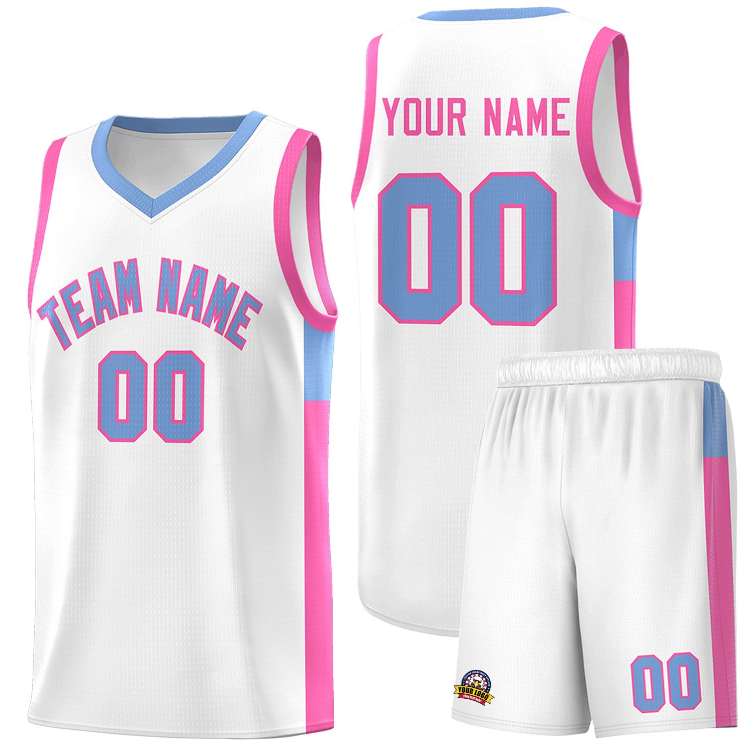 Custom Neon Green Navy-White Side Two-Tone Classic Sports Uniform Basketball Jersey |KXKSHOP