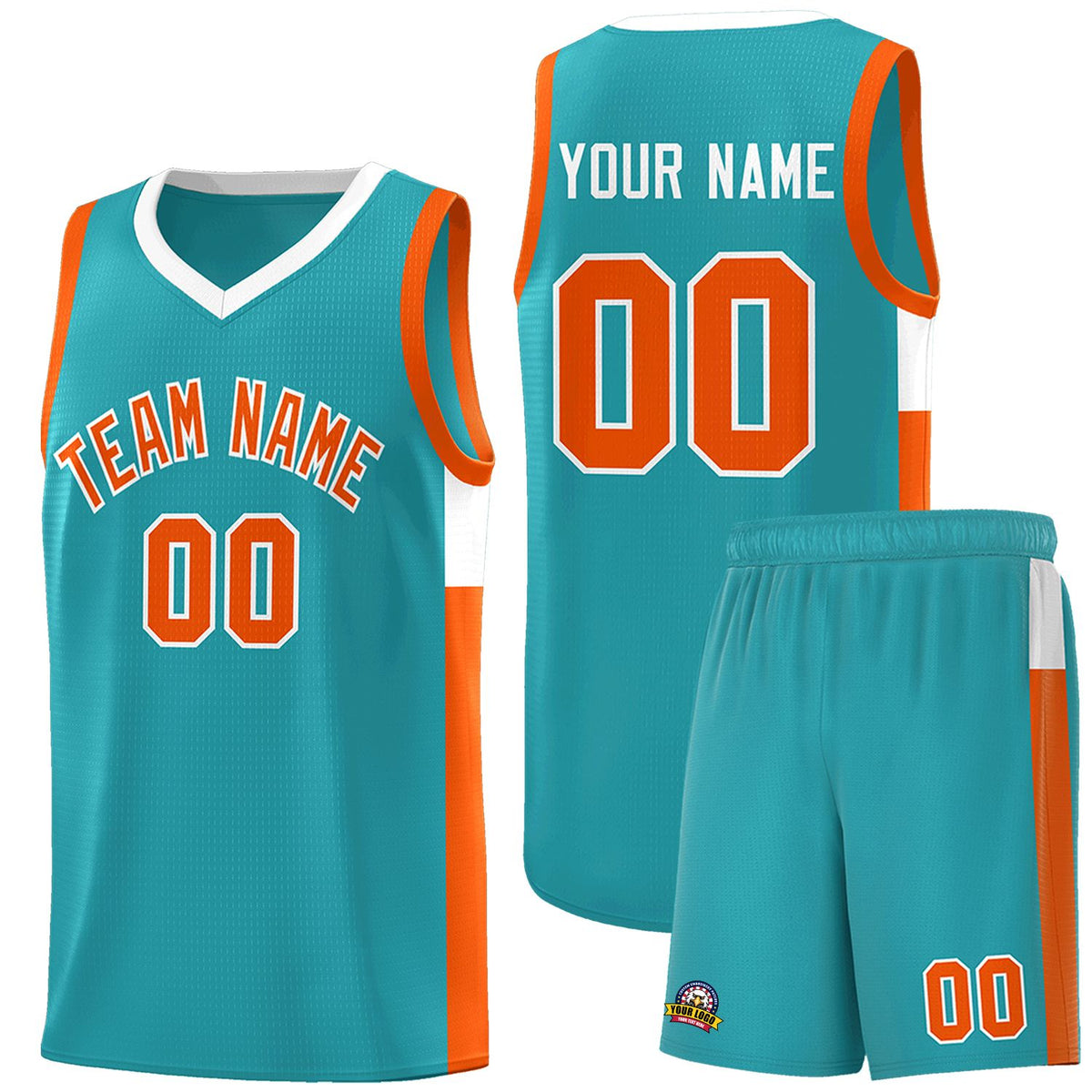 Custom Neon Green Navy-White Side Two-Tone Classic Sports Uniform Basketball Jersey |KXKSHOP