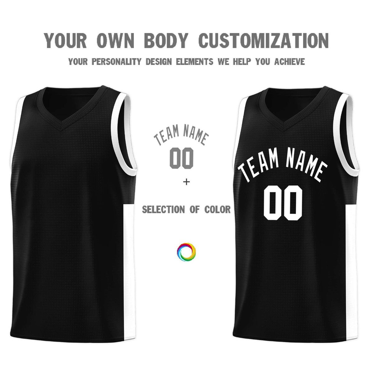 Custom Neon Green Navy-White Side Two-Tone Classic Sports Uniform Basketball Jersey |KXKSHOP