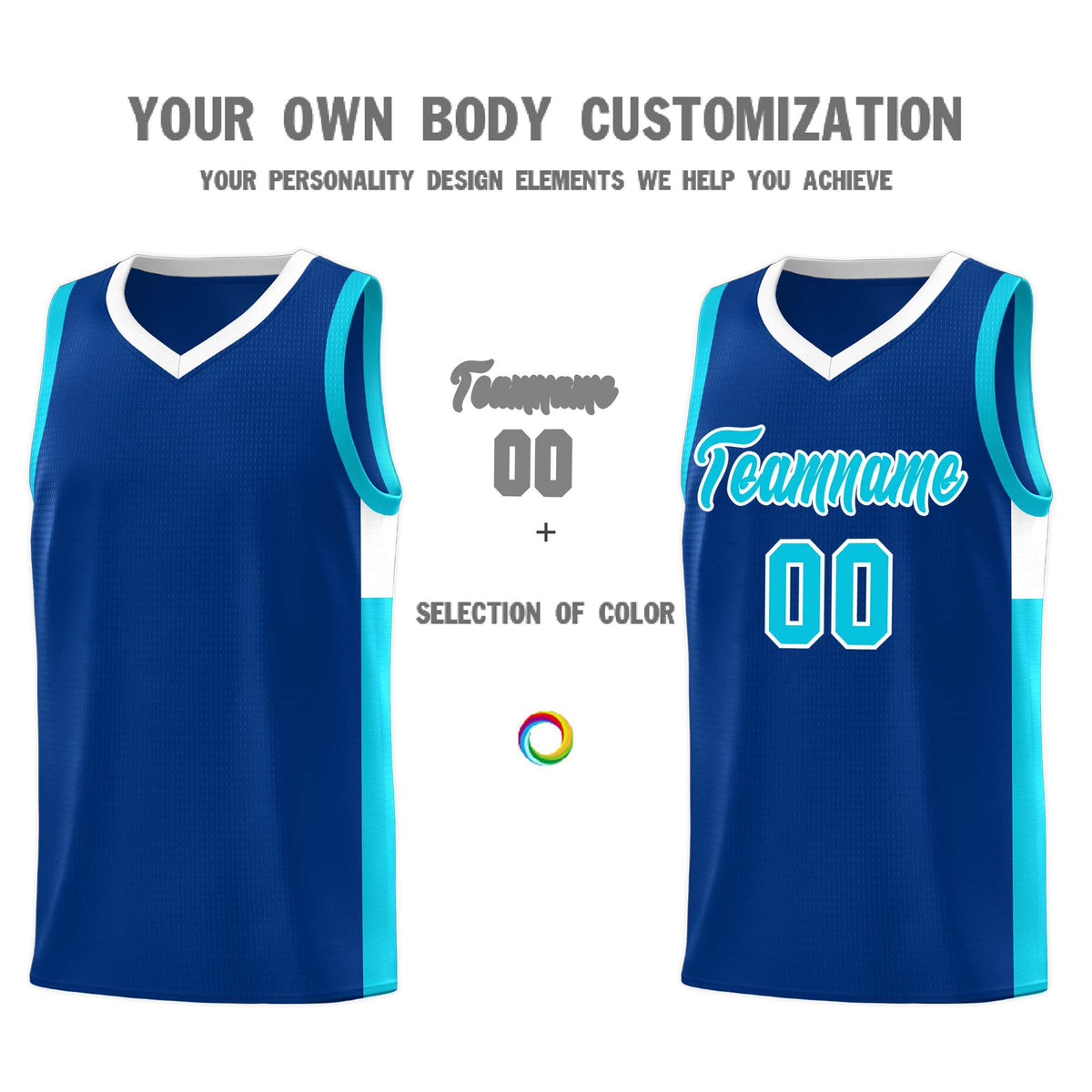 Custom Neon Green Navy-White Side Two-Tone Classic Sports Uniform Basketball Jersey |KXKSHOP