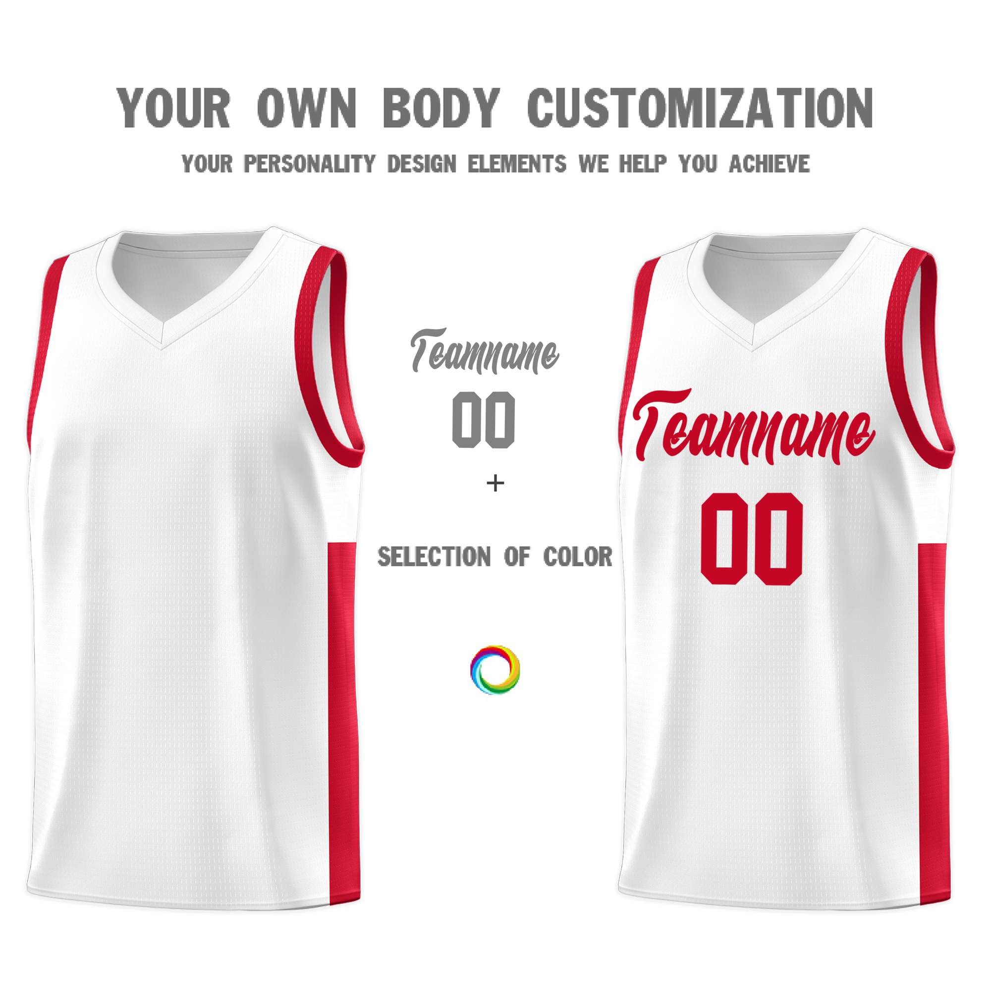 Custom Neon Green Navy-White Side Two-Tone Classic Sports Uniform Basketball Jersey |KXKSHOP