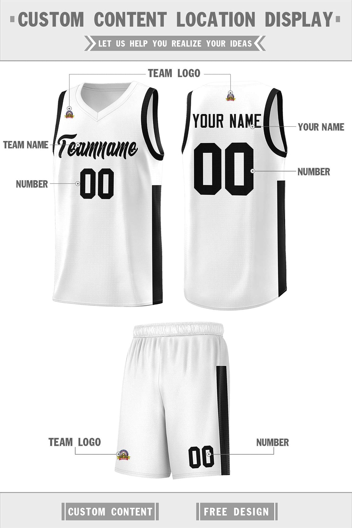 Custom Neon Green Navy-White Side Two-Tone Classic Sports Uniform Basketball Jersey |KXKSHOP