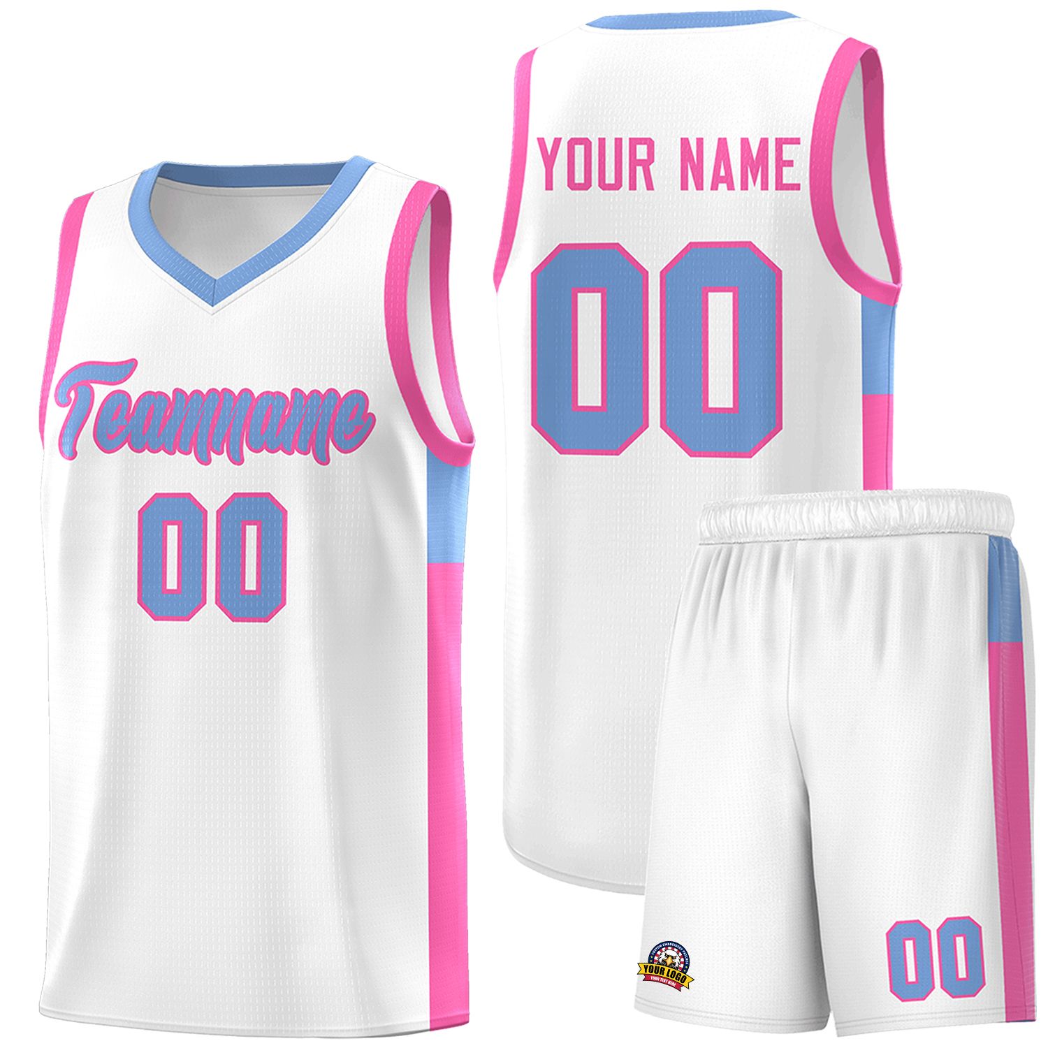 Custom Neon Green Navy-White Side Two-Tone Classic Sports Uniform Basketball Jersey |KXKSHOP
